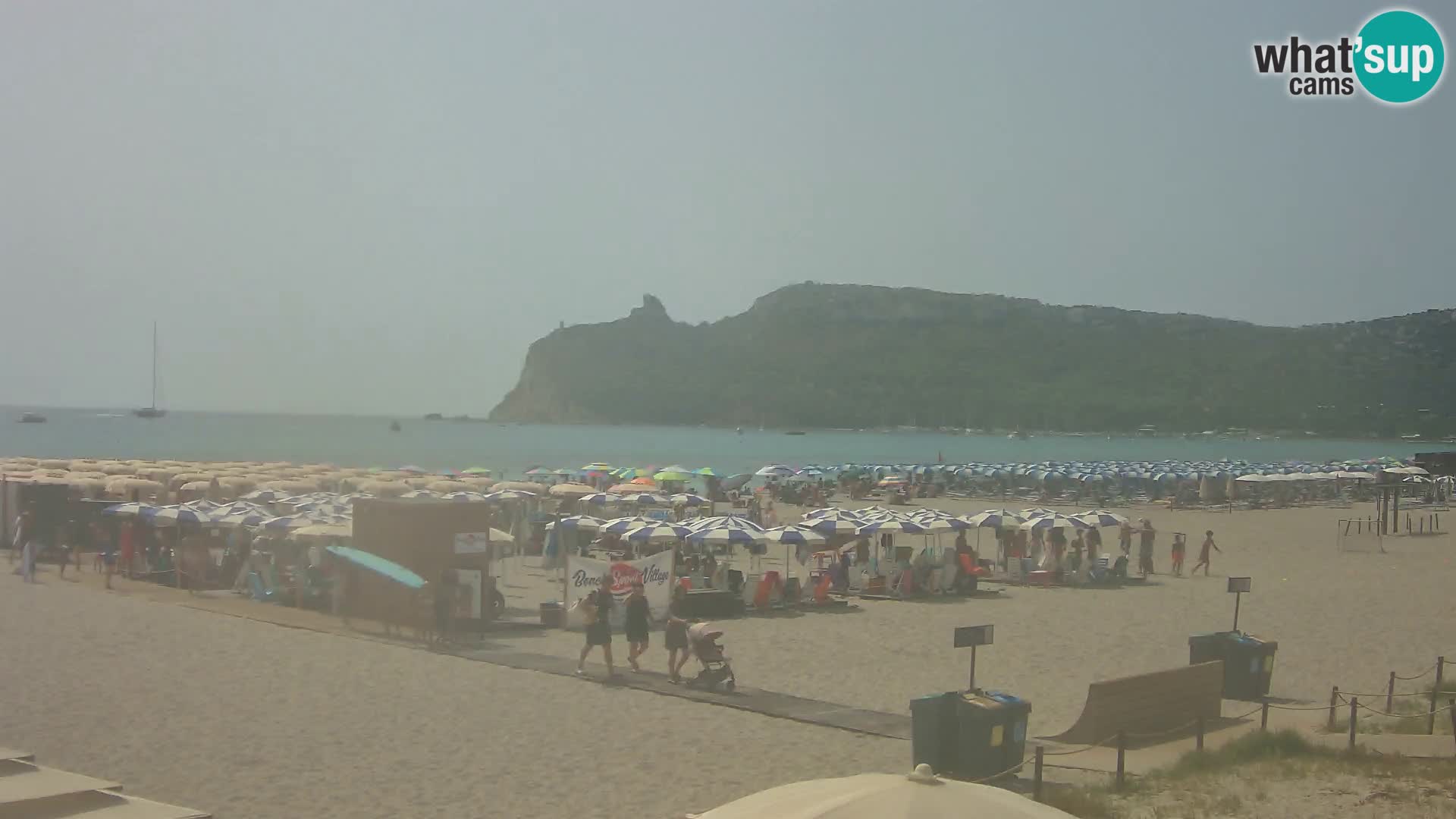 Poetto beach webcam | Cagliari | Sardinija