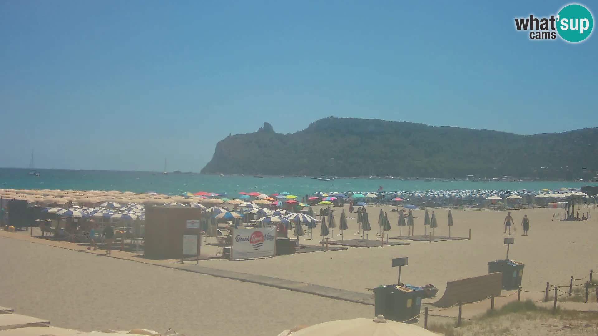 Poetto beach webcam | Cagliari | Sardinia