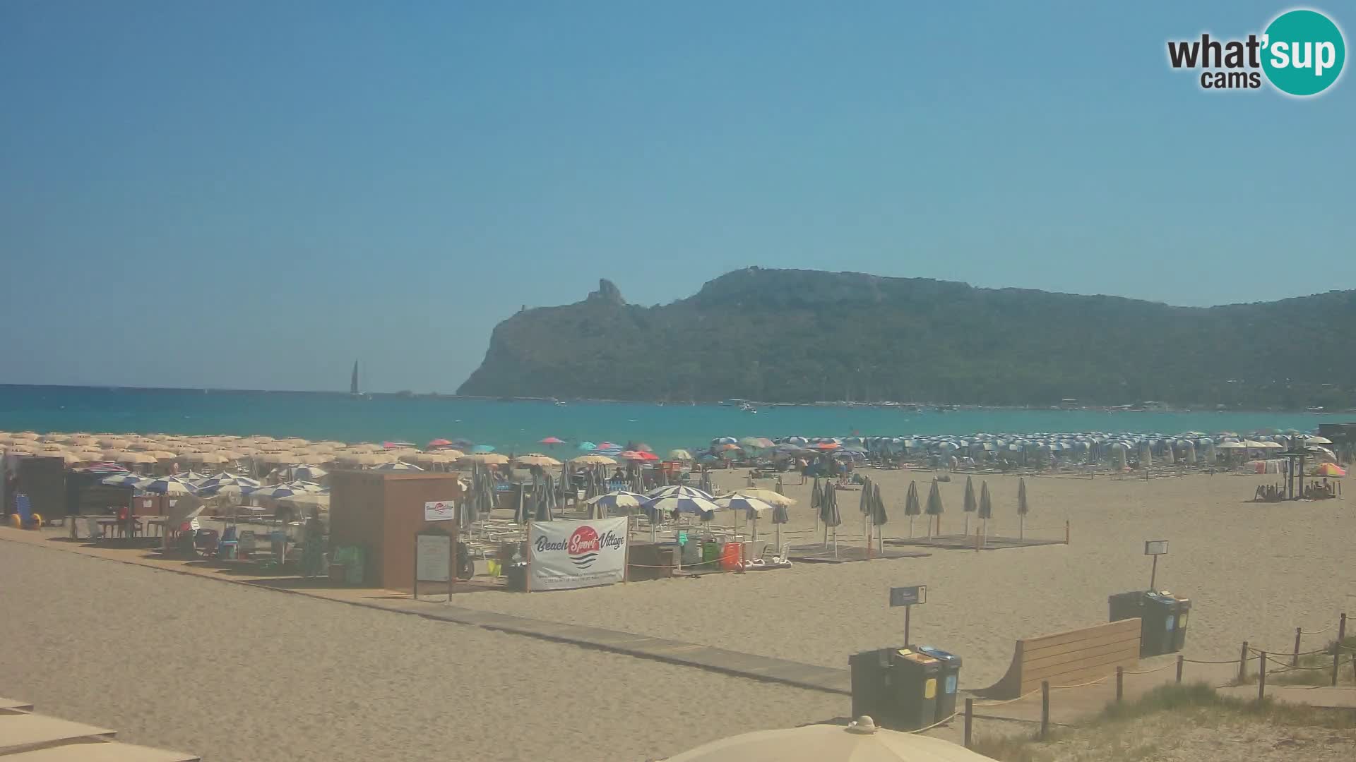 Poetto beach webcam | Cagliari | Sardinia