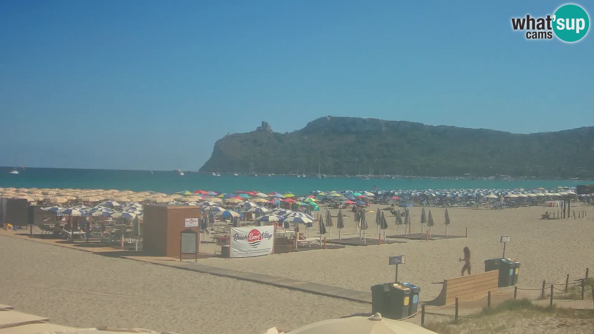 Webcam plage de Poetto | Cagliari | Sardaigne