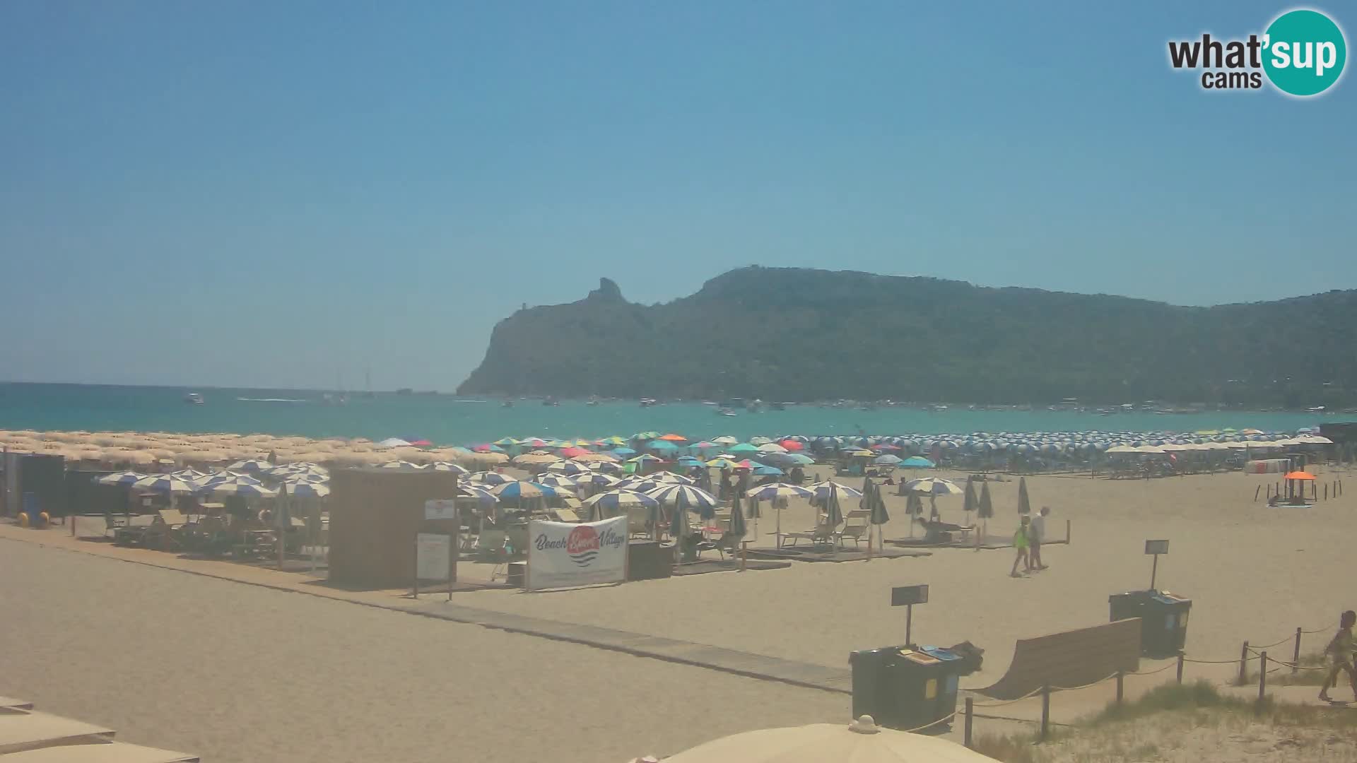 Webcam plage de Poetto | Cagliari | Sardaigne