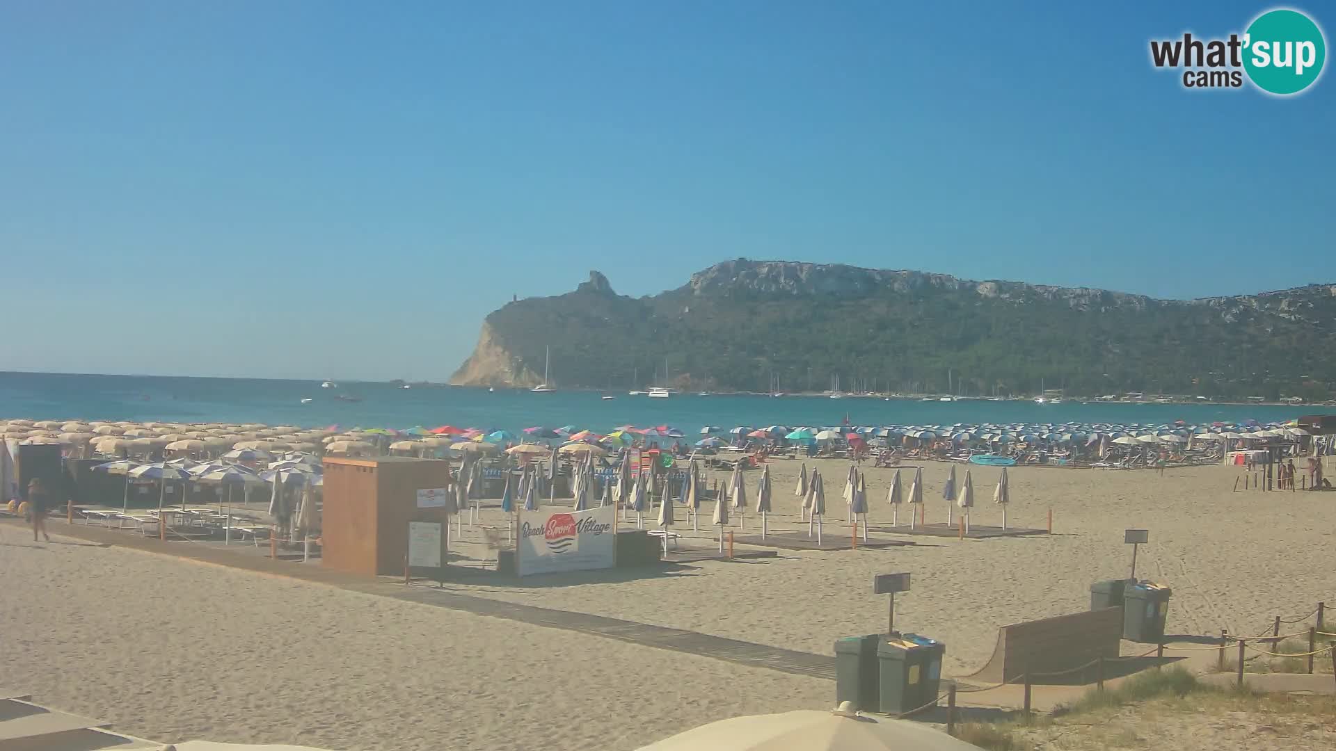 Poetto Strand Webcam | Cagliari | Sardinien