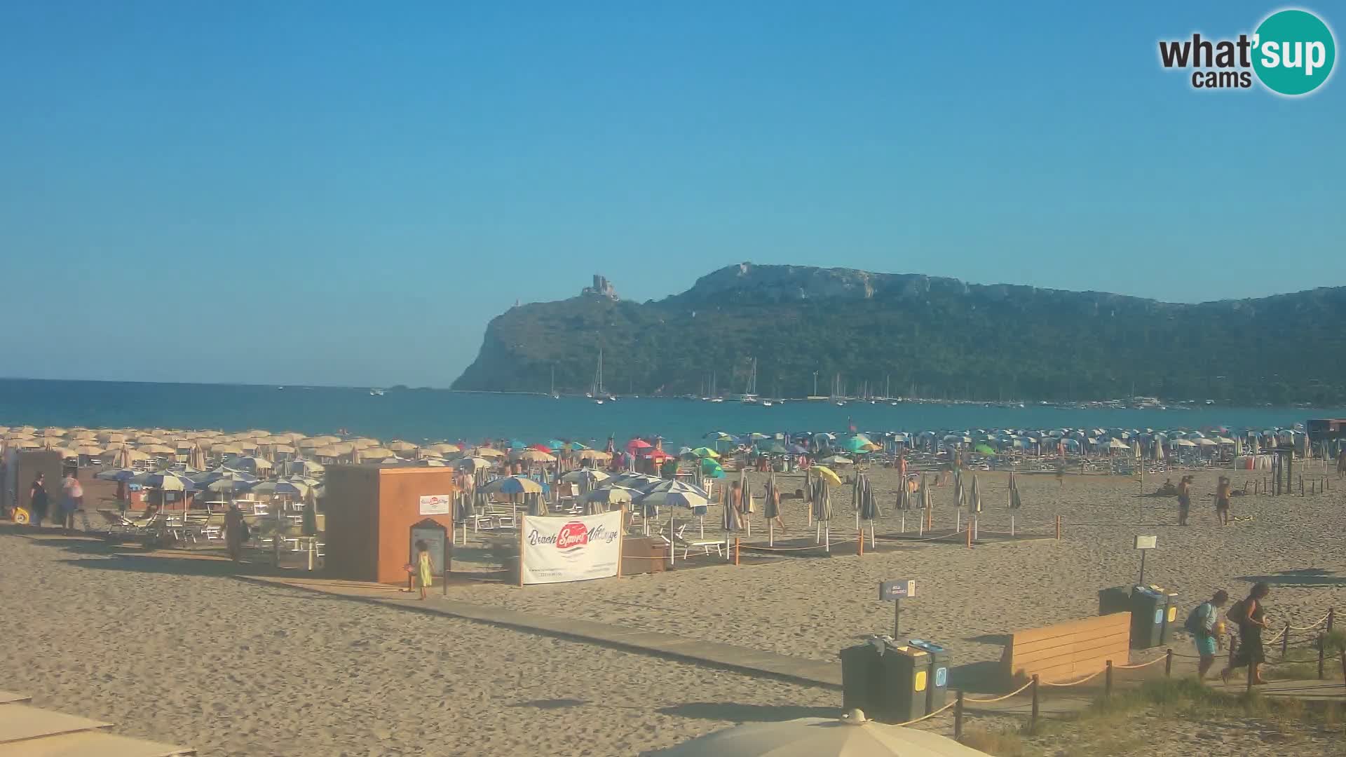 Poetto beach webcam | Cagliari | Sardinia
