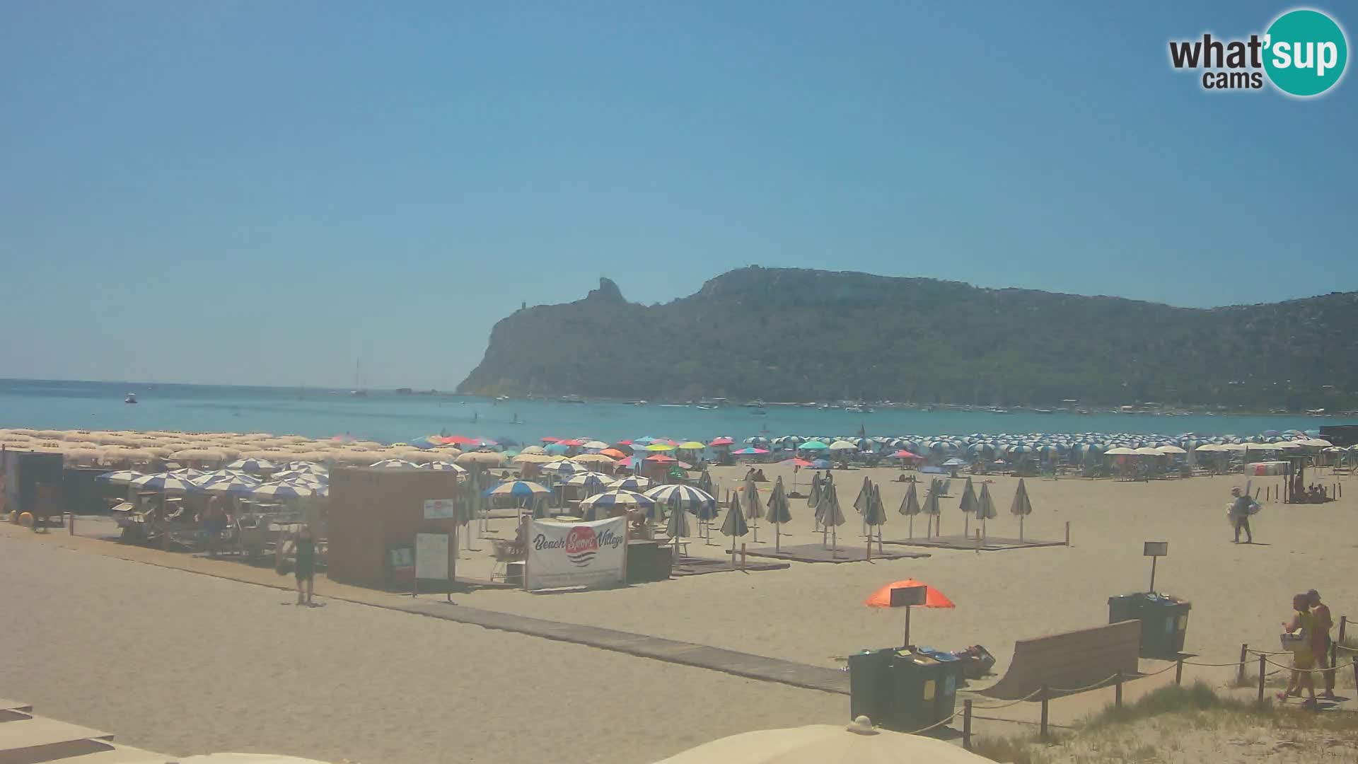 Poetto beach webcam | Cagliari | Sardinia
