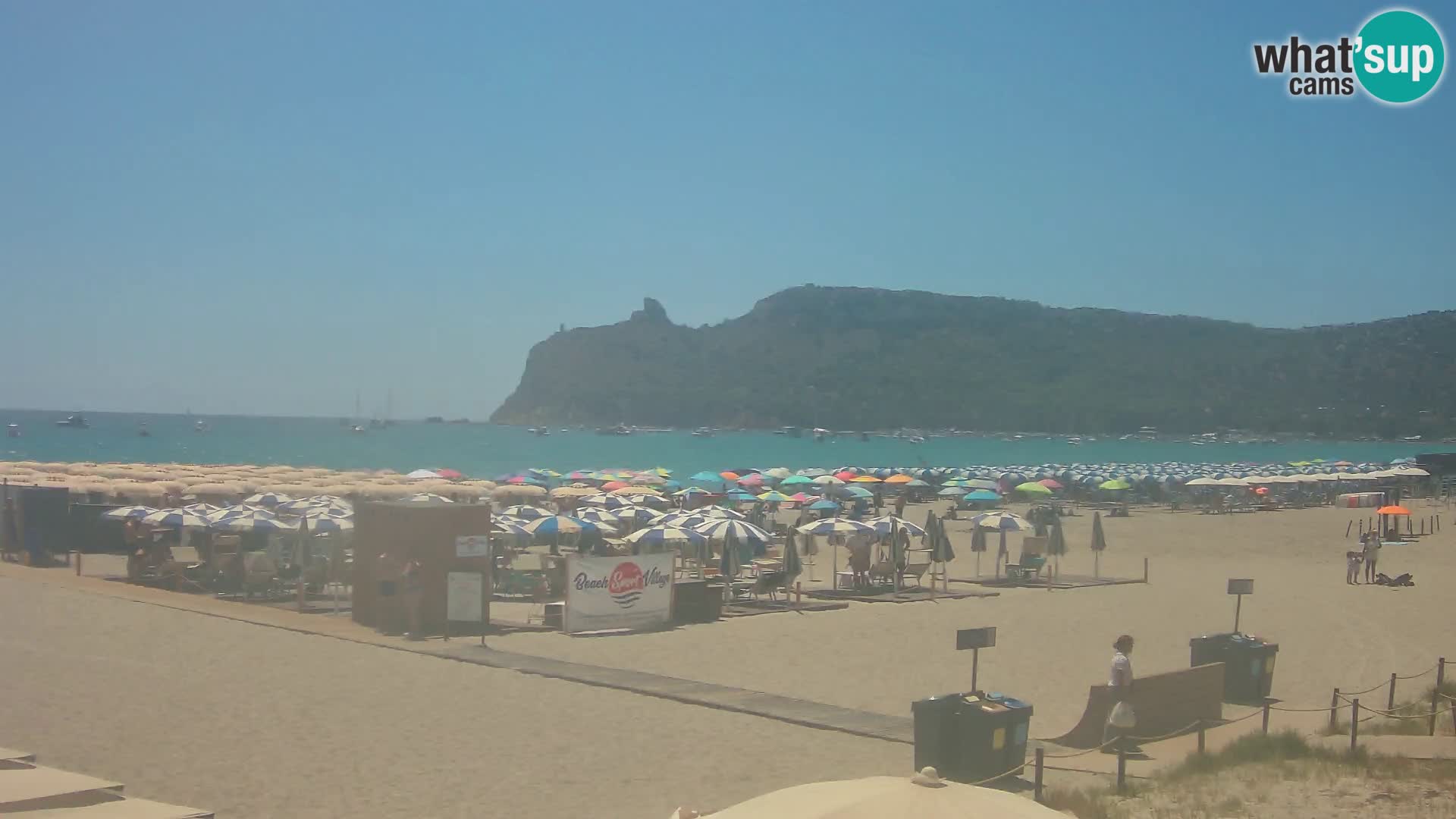 Poetto beach webcam | Cagliari | Sardinia