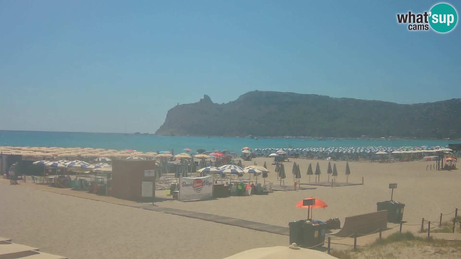 Webcam plage de Poetto | Cagliari | Sardaigne