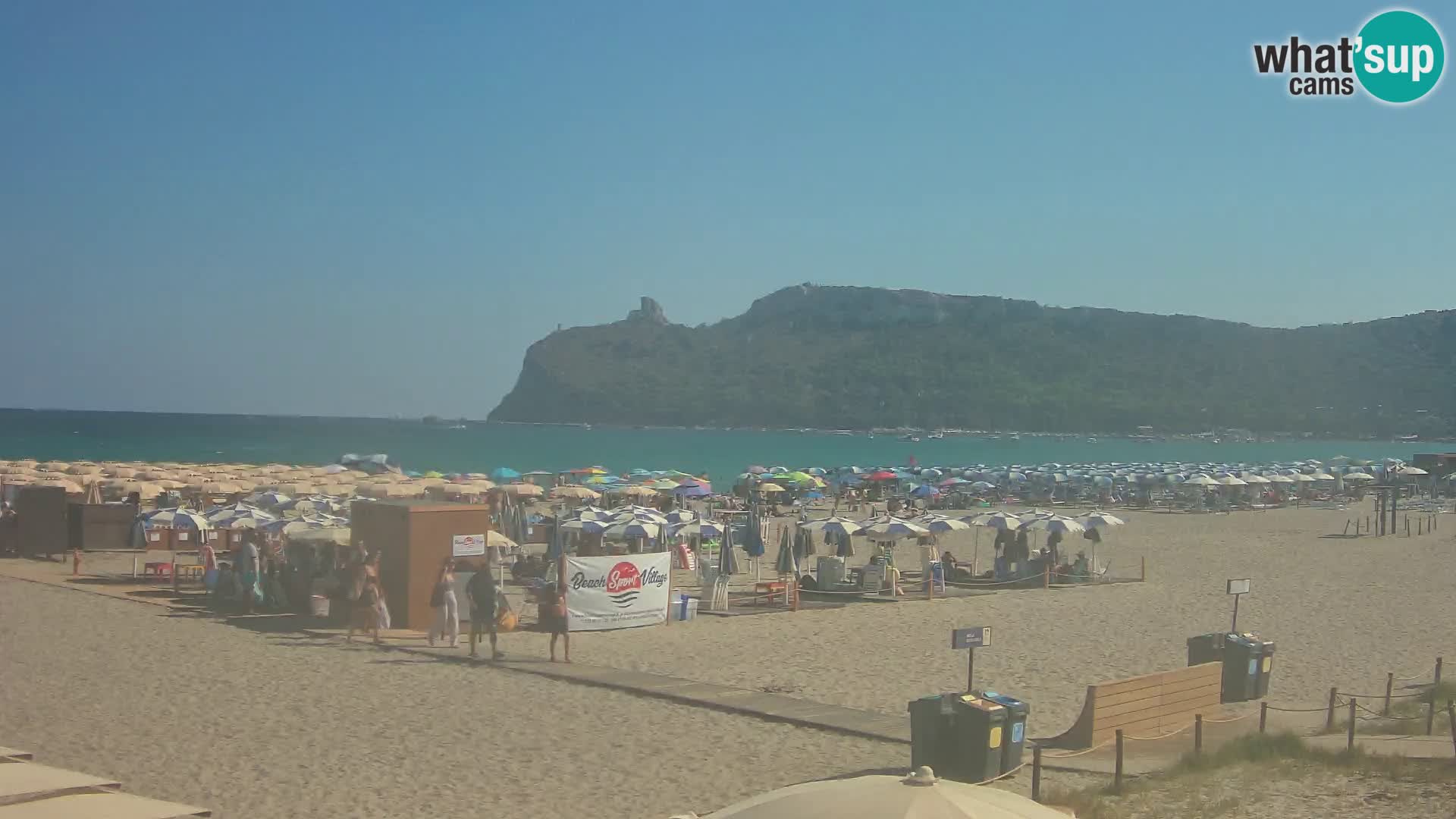 Poetto Strand Webcam | Cagliari | Sardinien