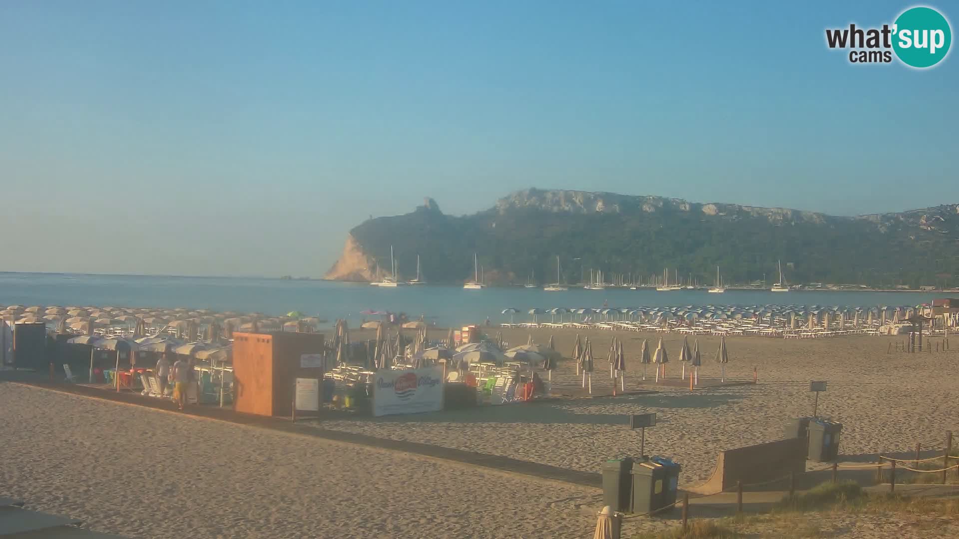 Poetto beach webcam | Cagliari | Sardinia
