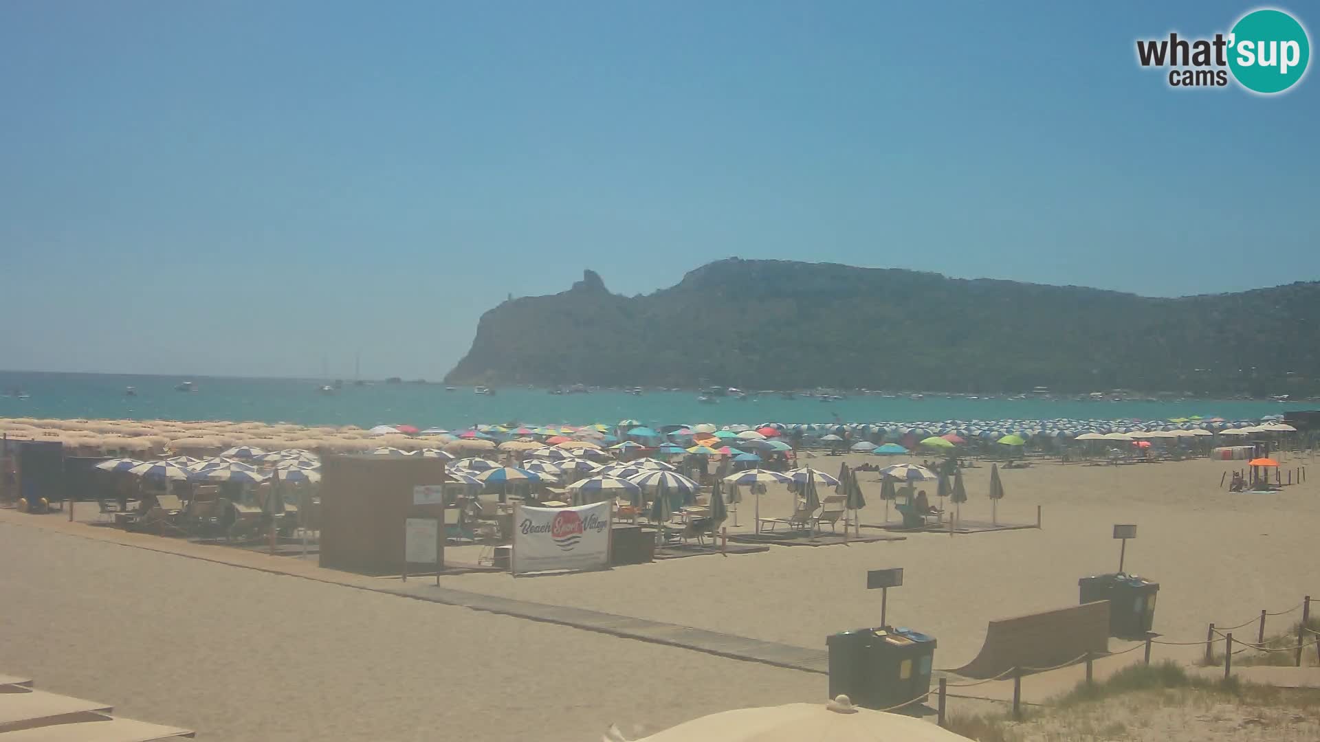 Poetto beach webcam | Cagliari | Sardinia