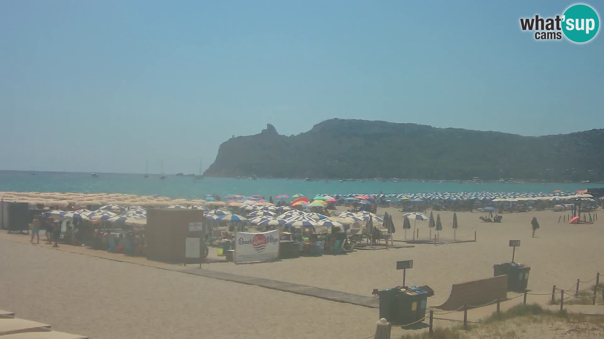 Webcam plage de Poetto | Cagliari | Sardaigne