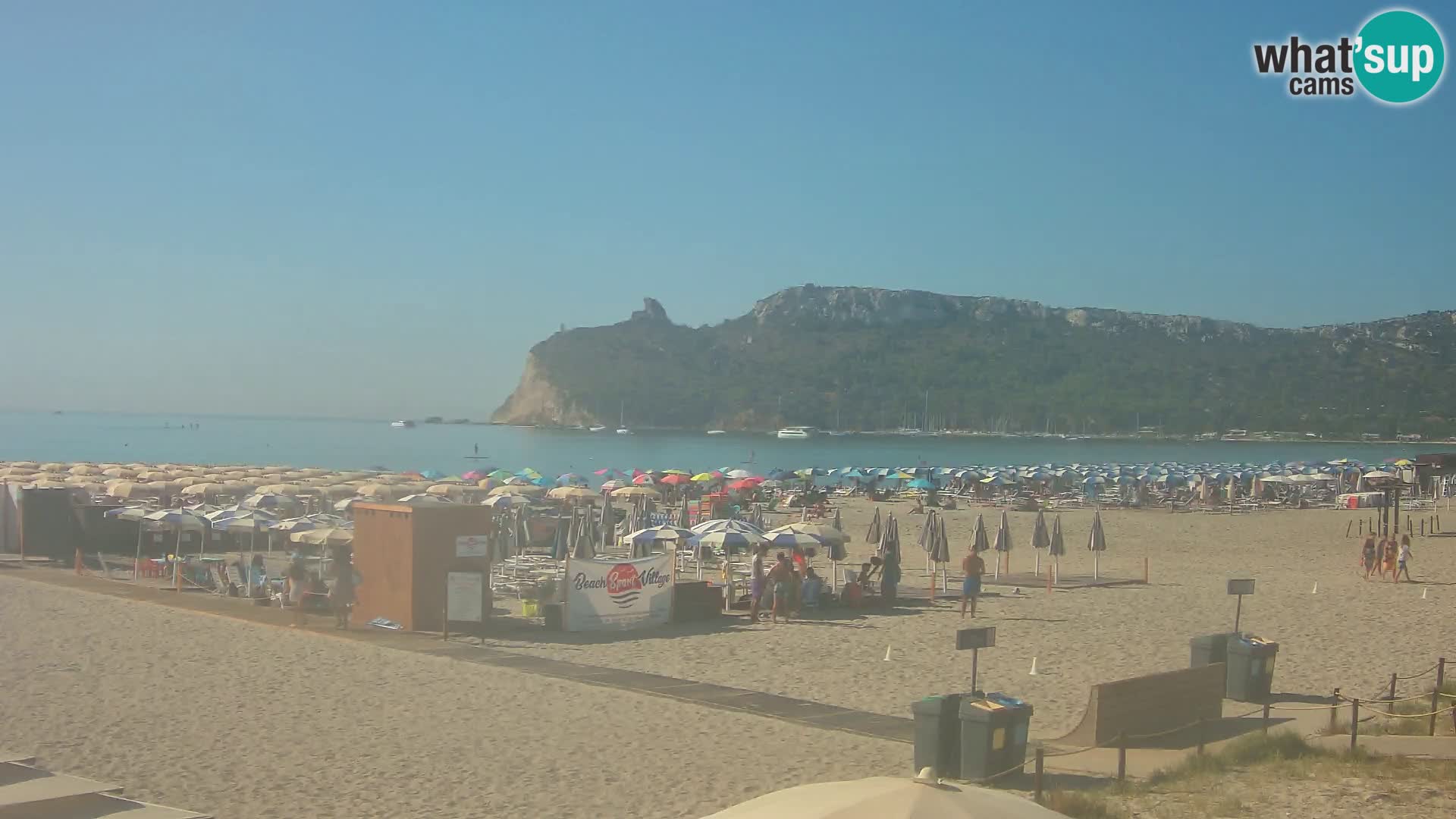 Poetto beach webcam | Cagliari | Sardinia