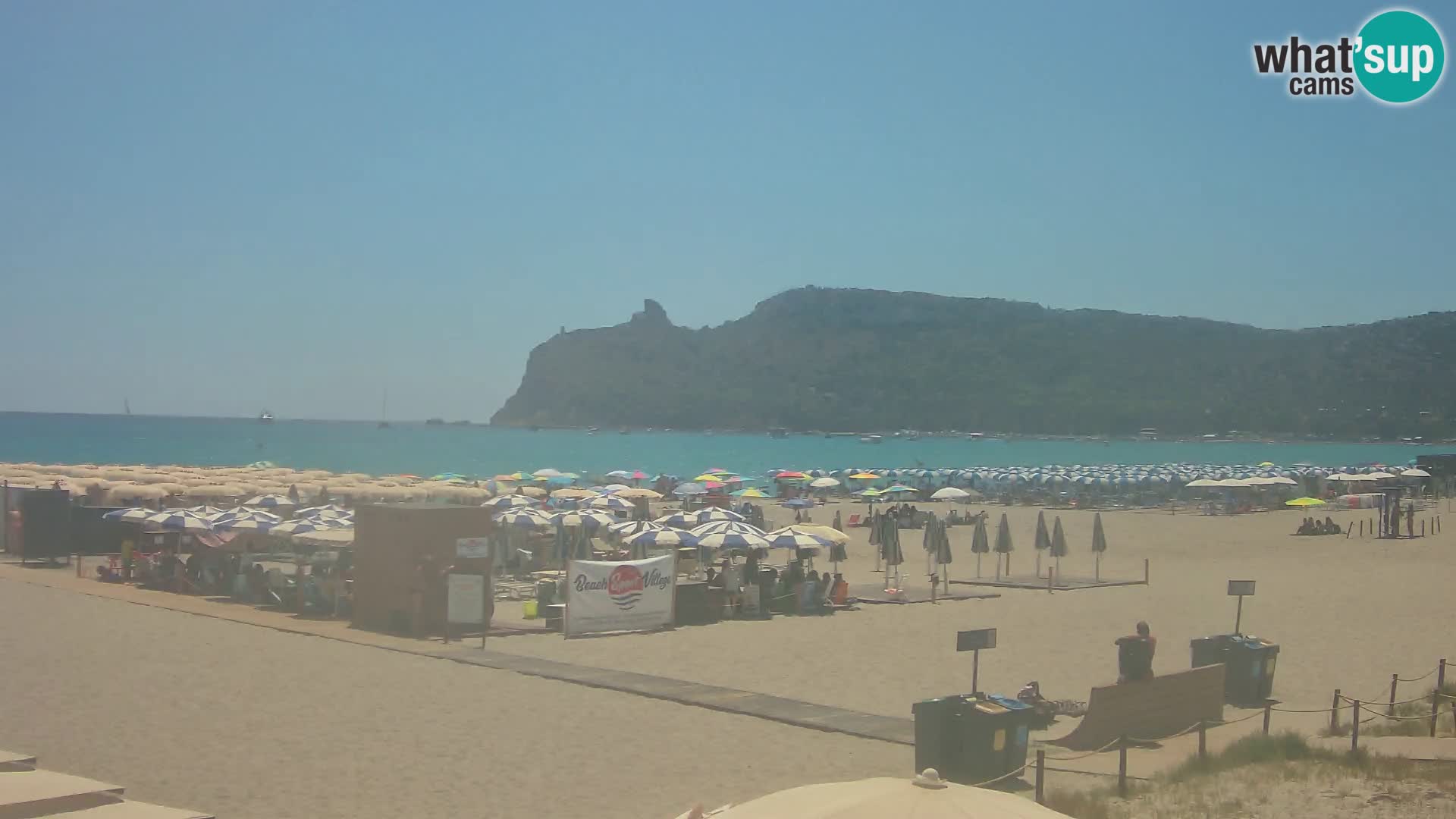 Webcam plage de Poetto | Cagliari | Sardaigne