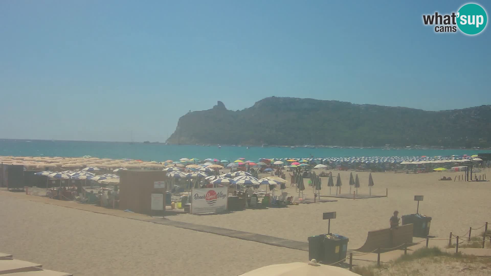 Poetto beach webcam | Cagliari | Sardinia
