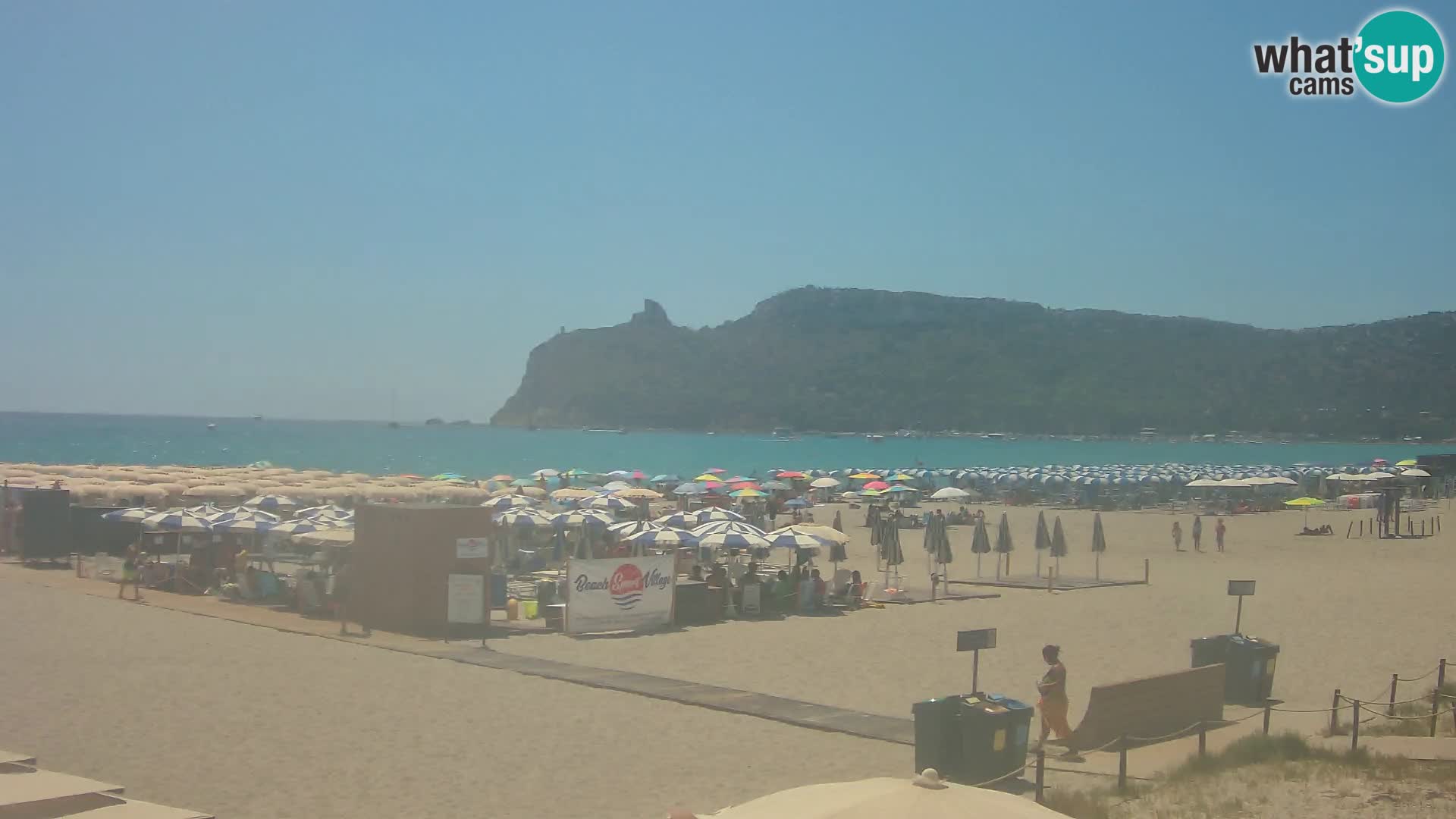 Webcam plage de Poetto | Cagliari | Sardaigne