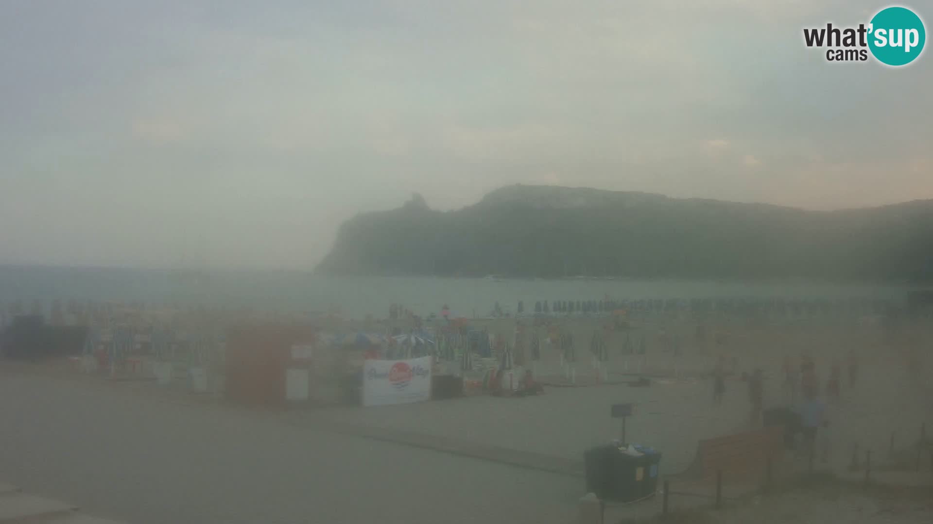 Webcam plage de Poetto | Cagliari | Sardaigne