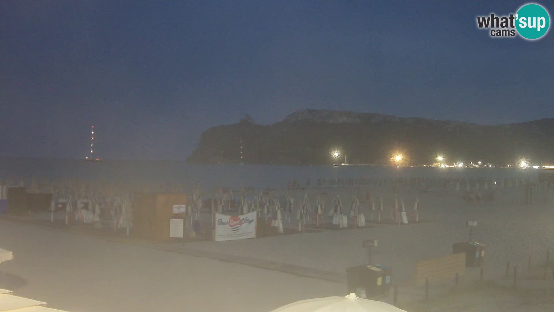 Poetto beach webcam | Cagliari | Sardinija