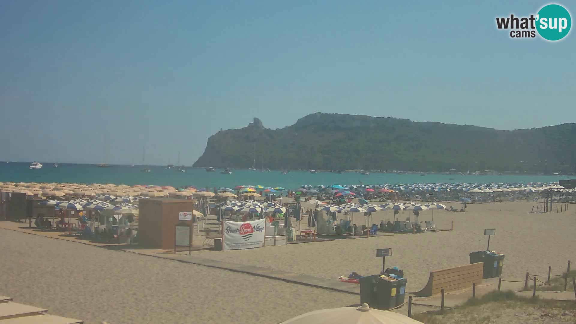Poetto beach webcam | Cagliari | Sardinia