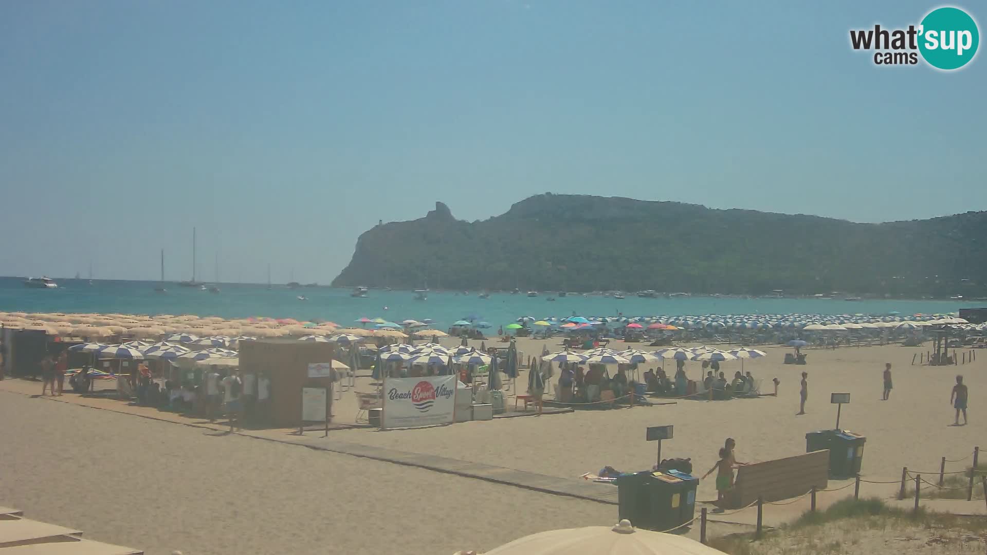 Webcam plage de Poetto | Cagliari | Sardaigne