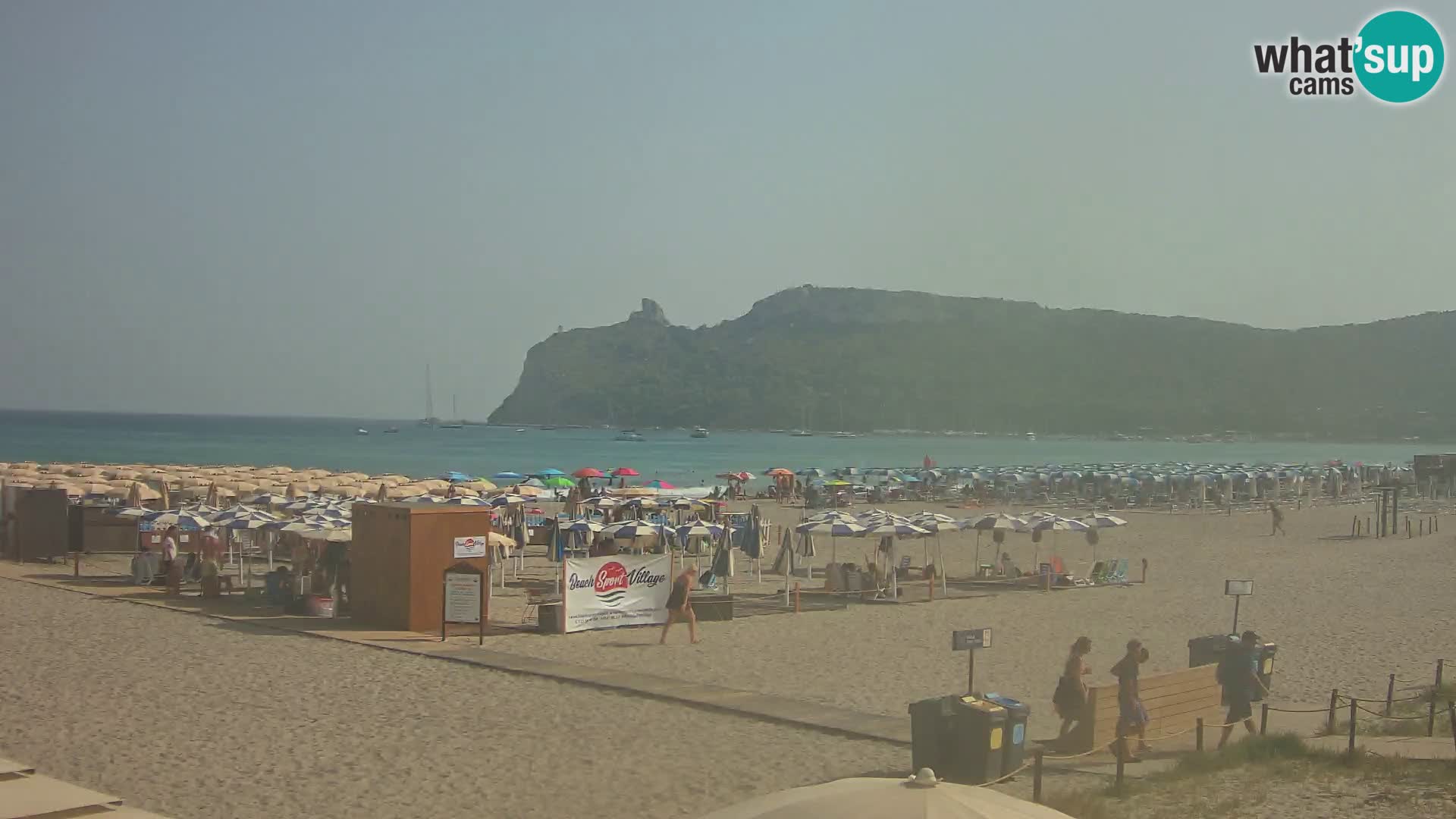 Poetto beach webcam | Cagliari | Sardinija
