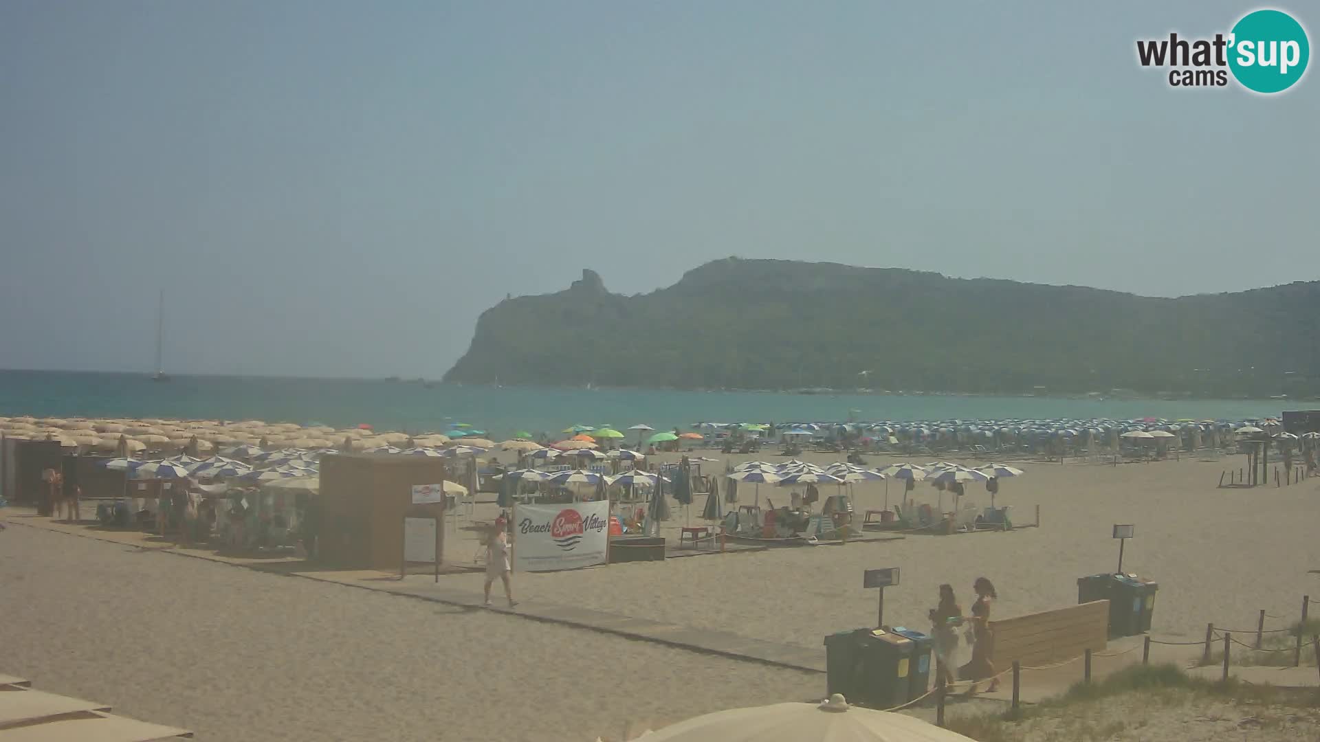 Poetto Strand Webcam | Cagliari | Sardinien