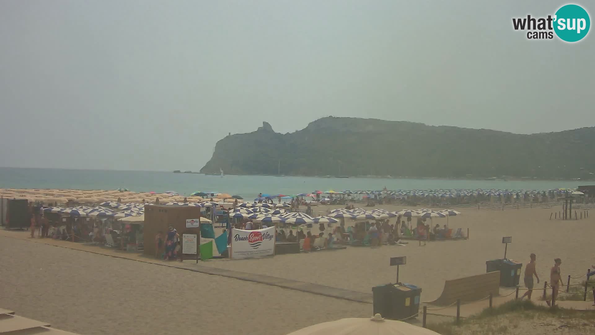Poetto beach webcam | Cagliari | Sardinija