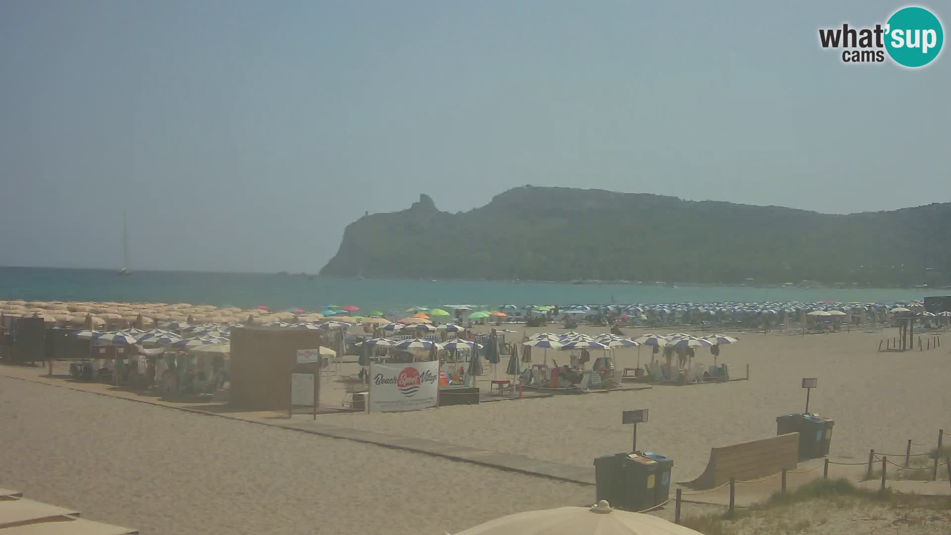 Webcam plage de Poetto | Cagliari | Sardaigne