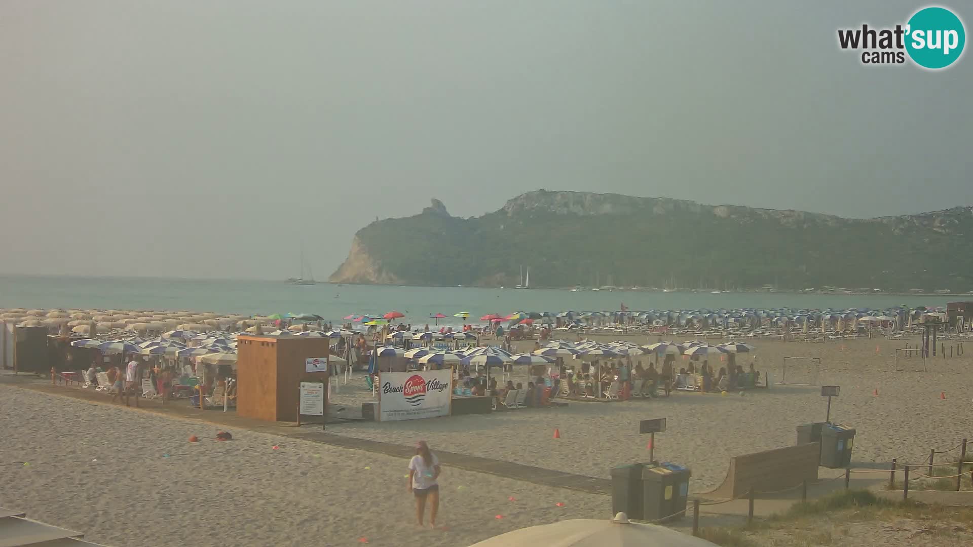 Poetto beach webcam | Cagliari | Sardinija