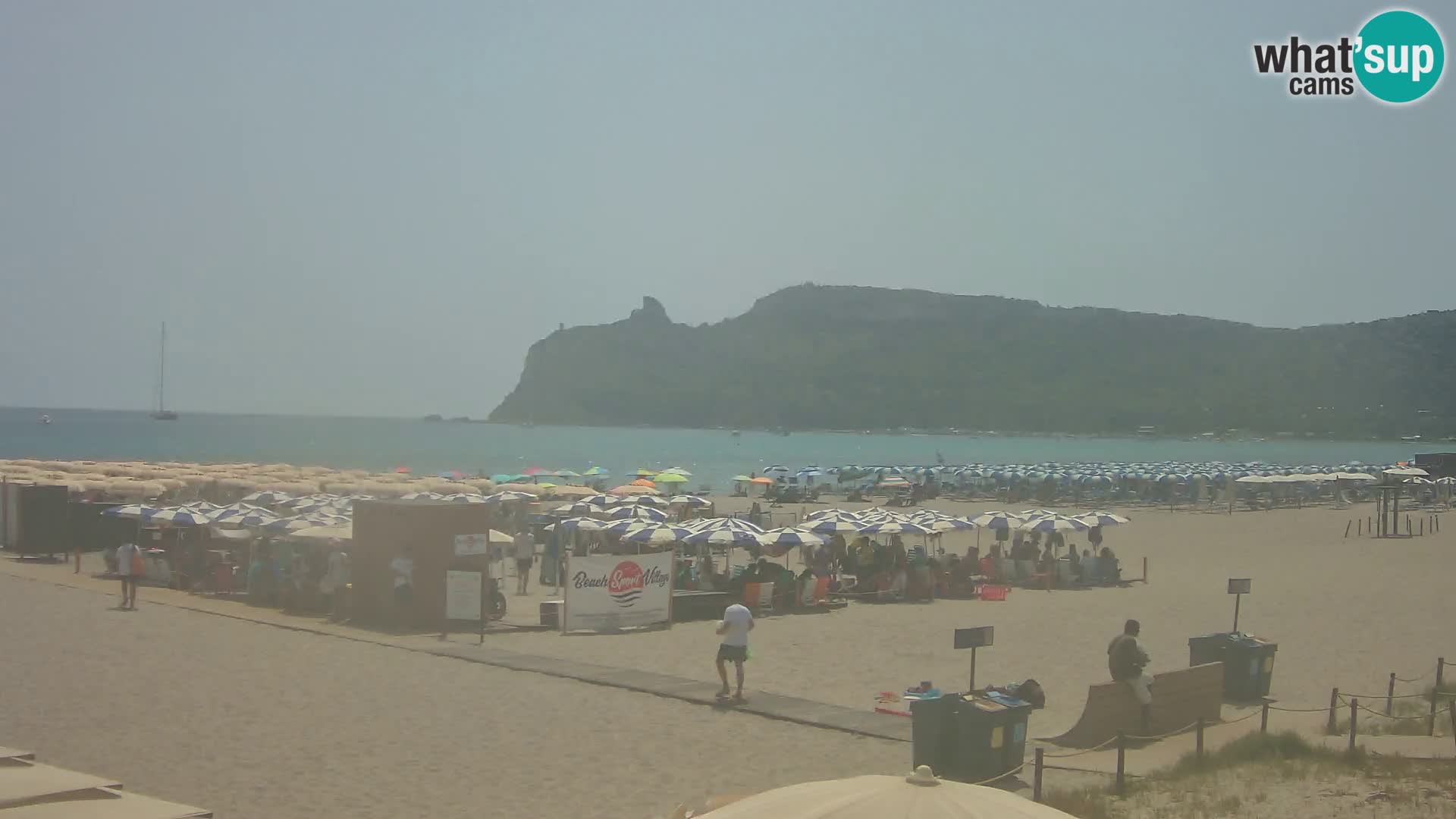 Poetto Strand Webcam | Cagliari | Sardinien