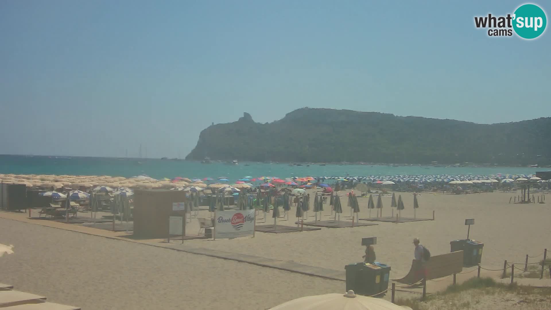 Webcam plage de Poetto | Cagliari | Sardaigne
