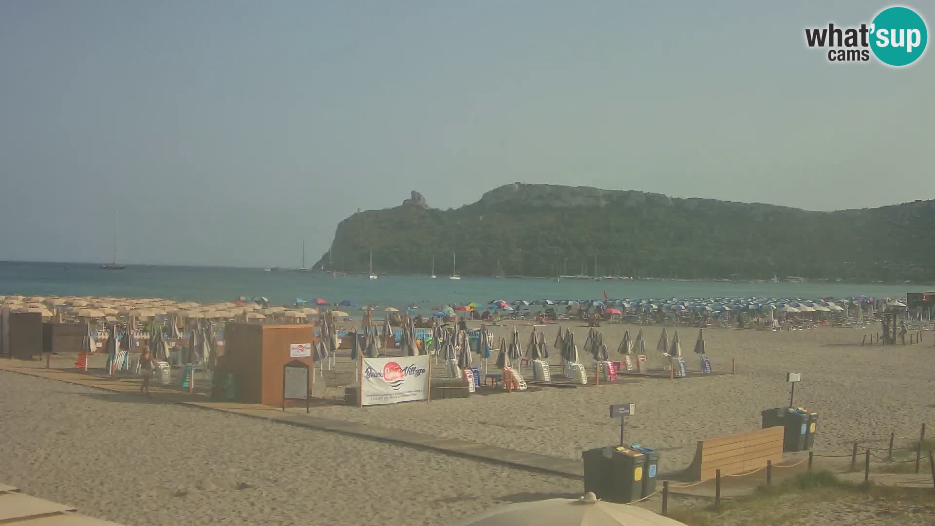 Poetto beach webcam | Cagliari | Sardinija