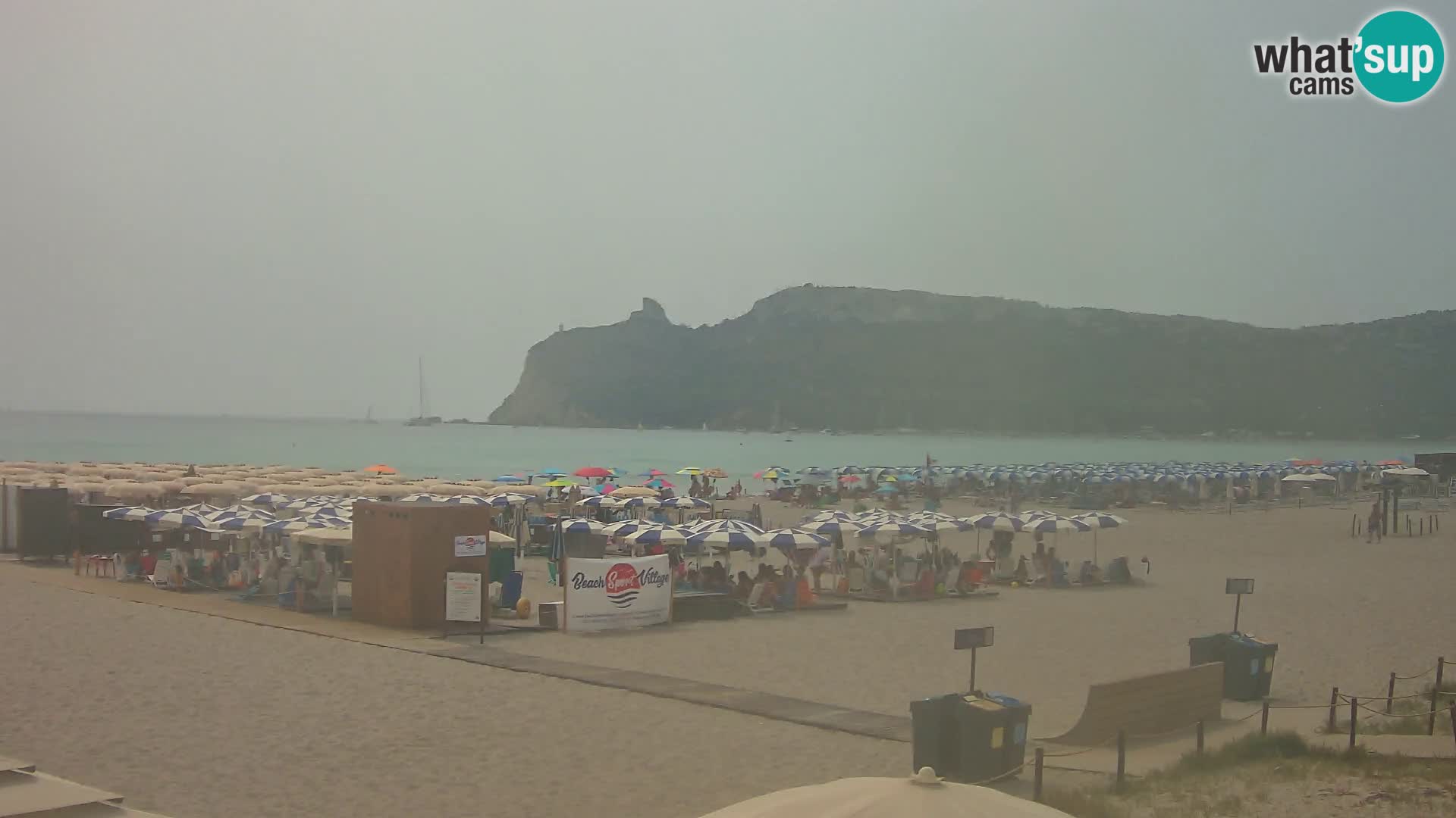 Poetto beach webcam | Cagliari | Sardinija