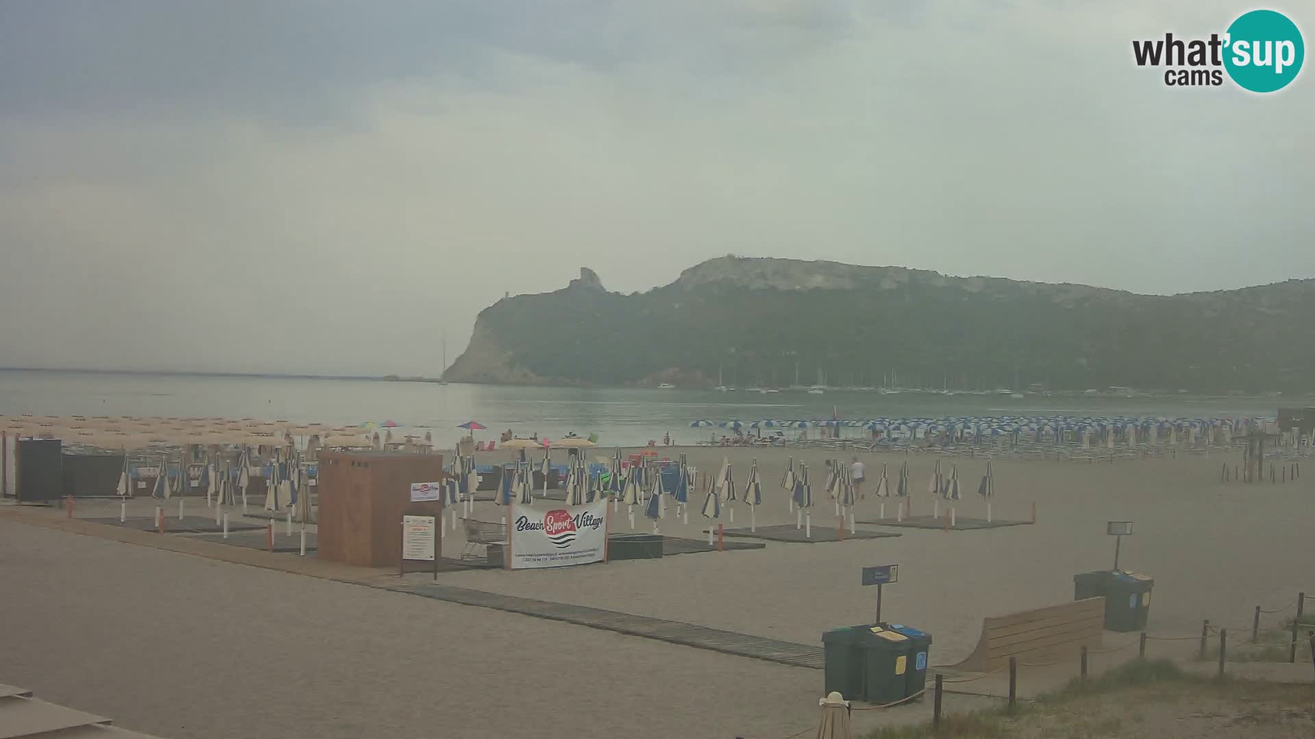 Poetto beach webcam | Cagliari | Sardinija