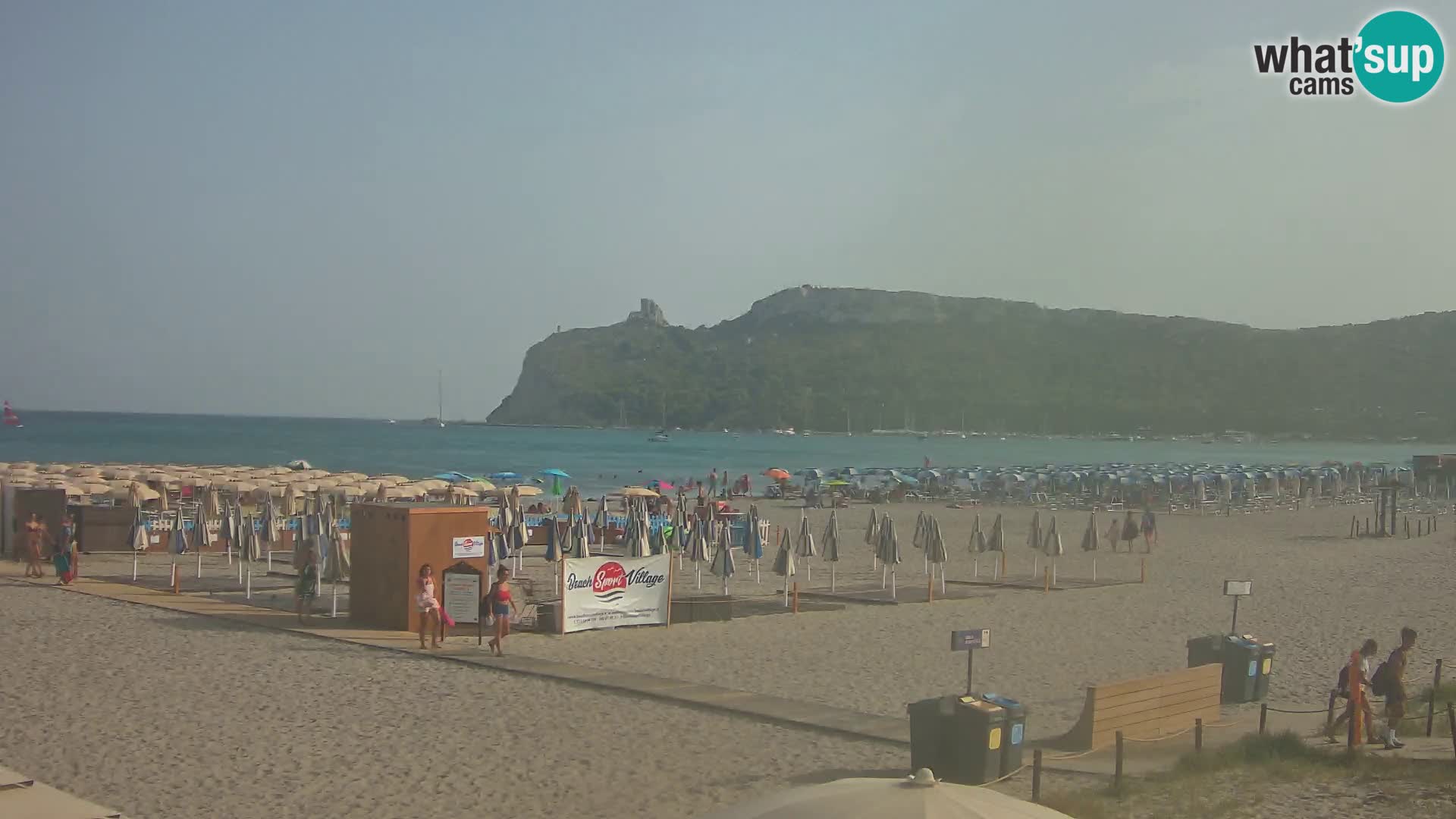 Poetto beach webcam | Cagliari | Sardinija