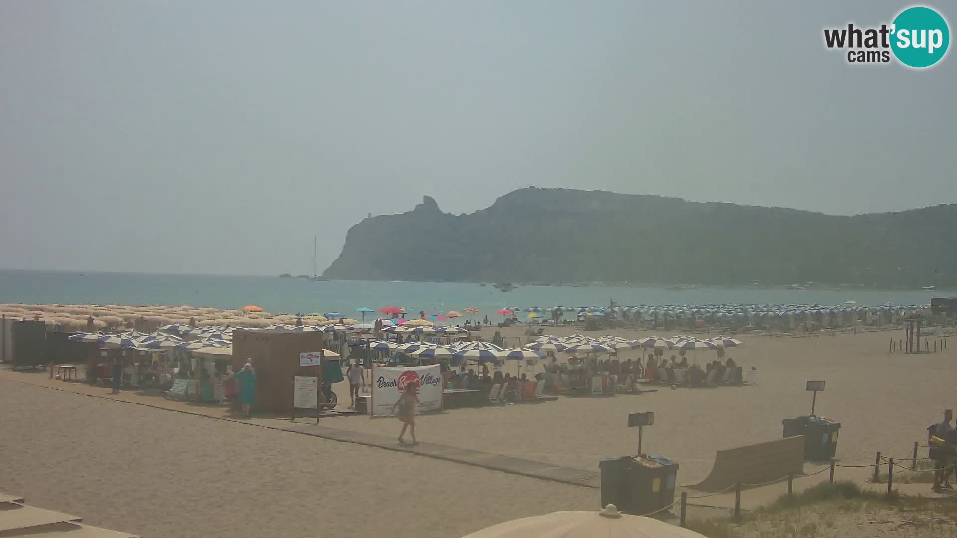 Poetto beach webcam | Cagliari | Sardinija