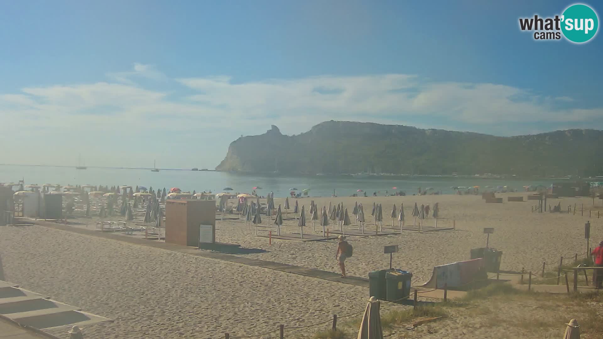 Poetto beach webcam | Cagliari | Sardinia