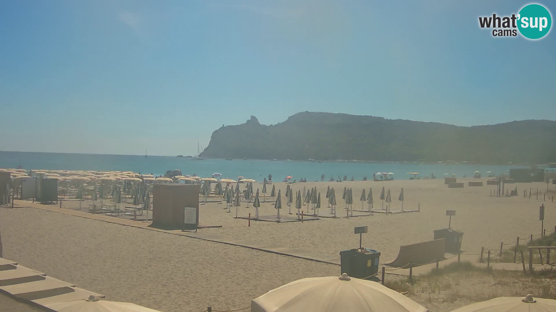 Poetto beach webcam | Cagliari | Sardinia