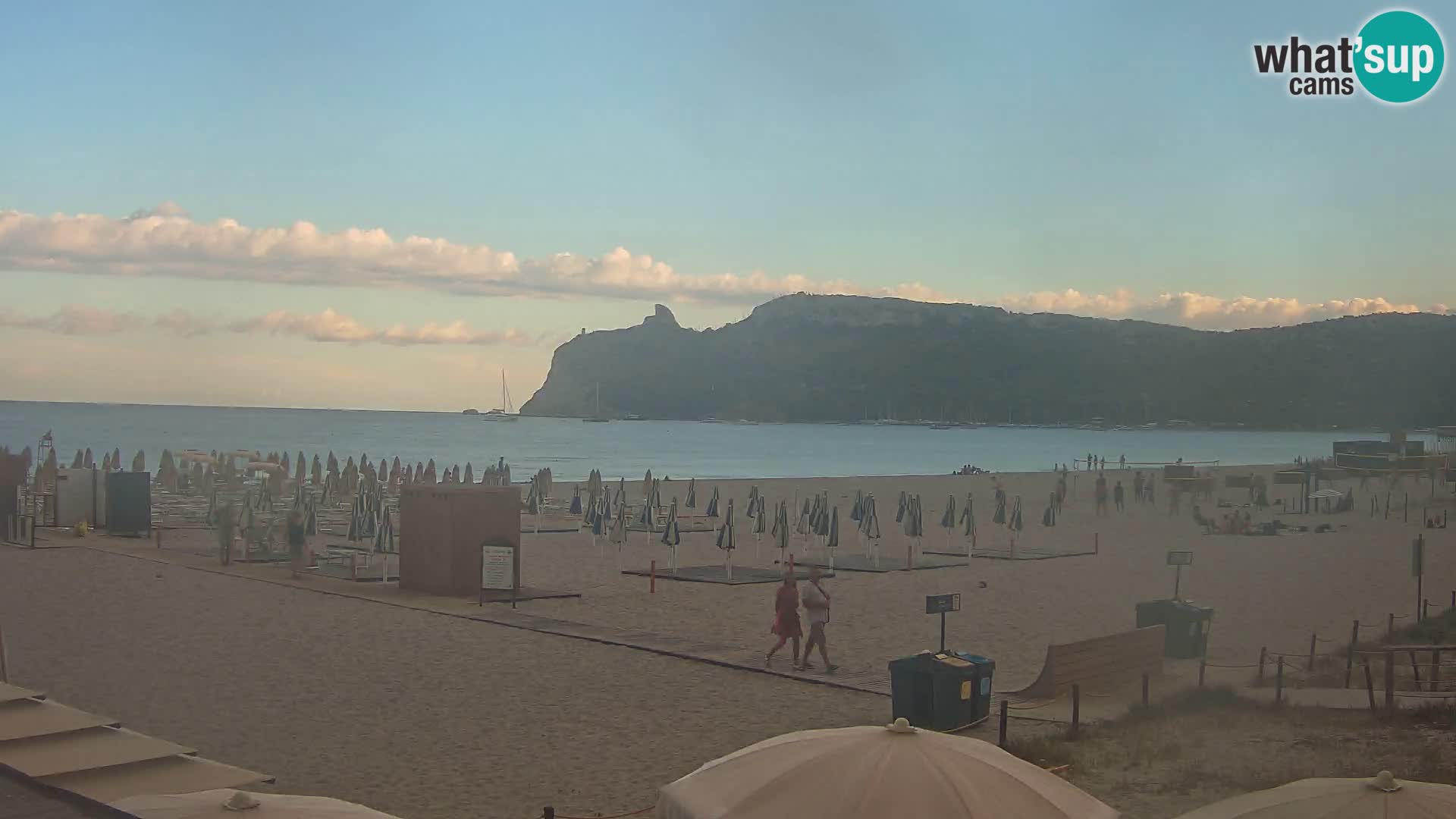 Poetto beach webcam | Cagliari | Sardinija