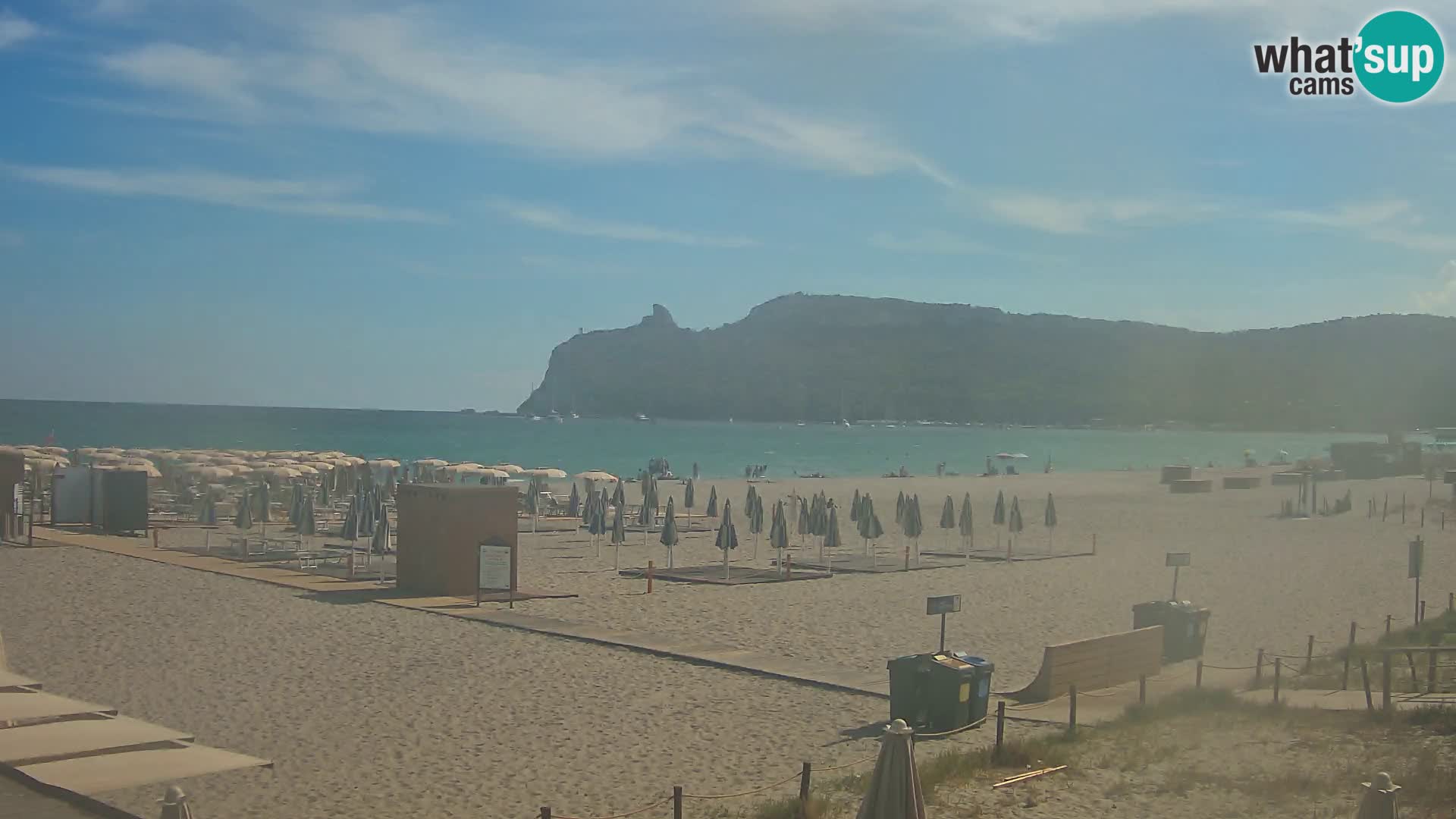 Webcam plage de Poetto | Cagliari | Sardaigne