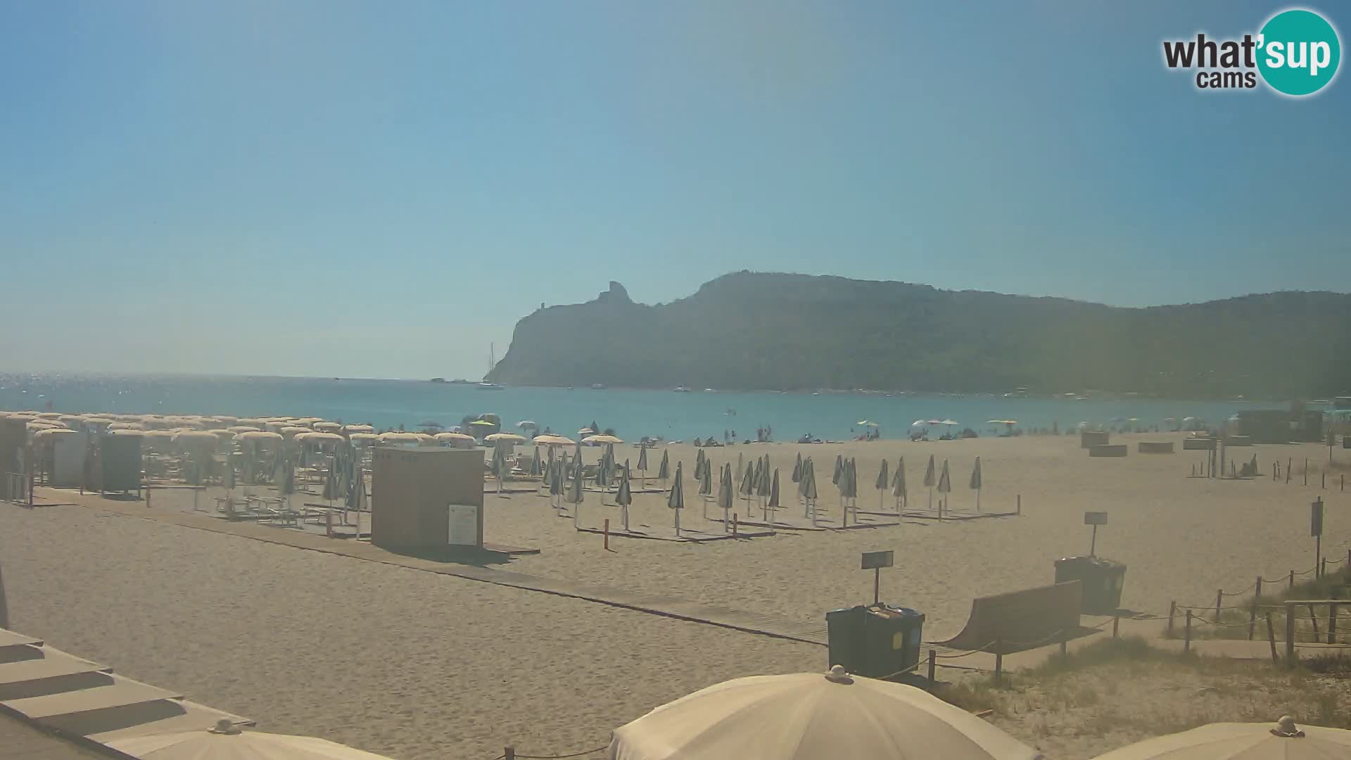 Webcam plage de Poetto | Cagliari | Sardaigne