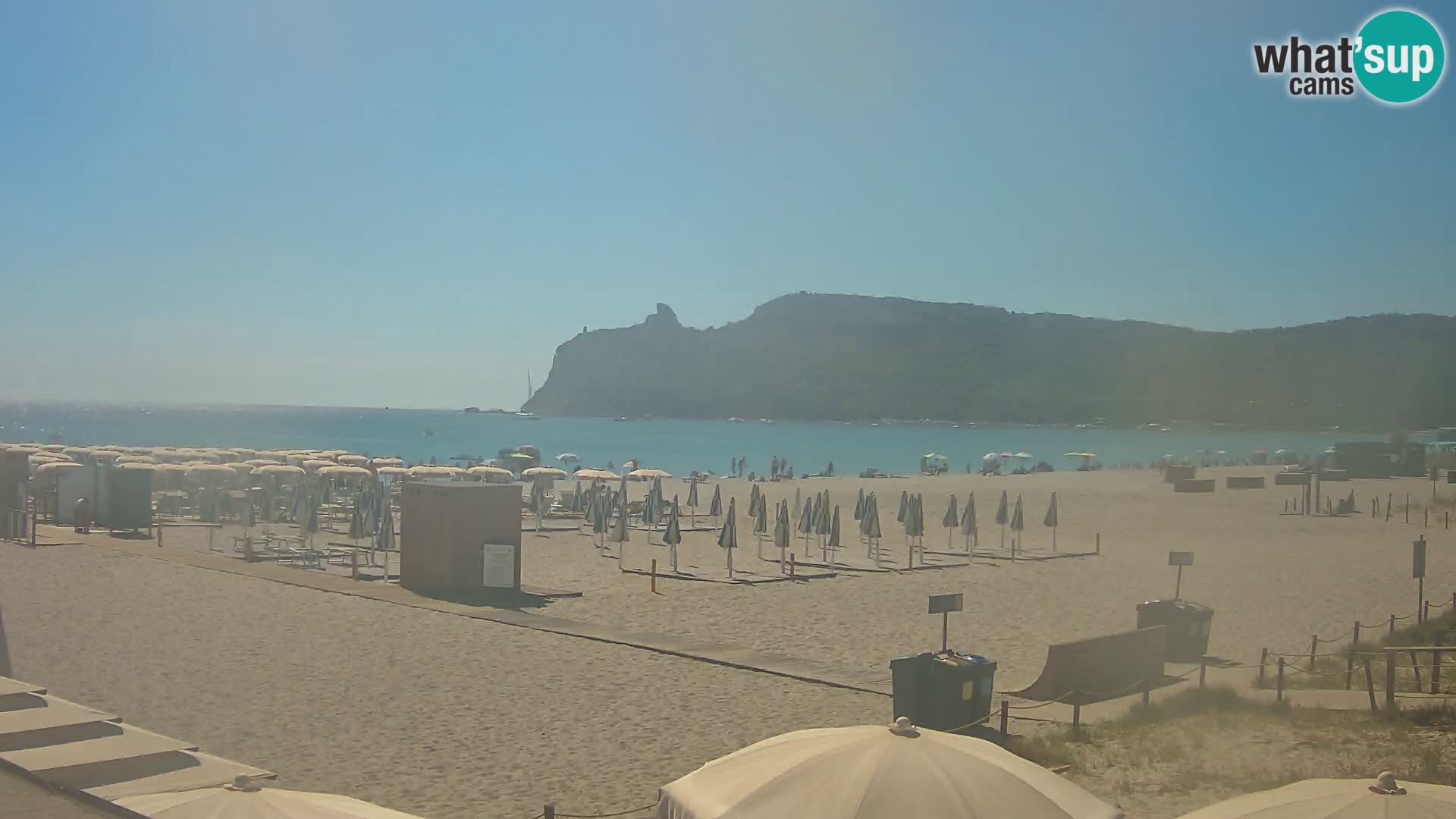 Poetto Strand Webcam | Cagliari | Sardinien