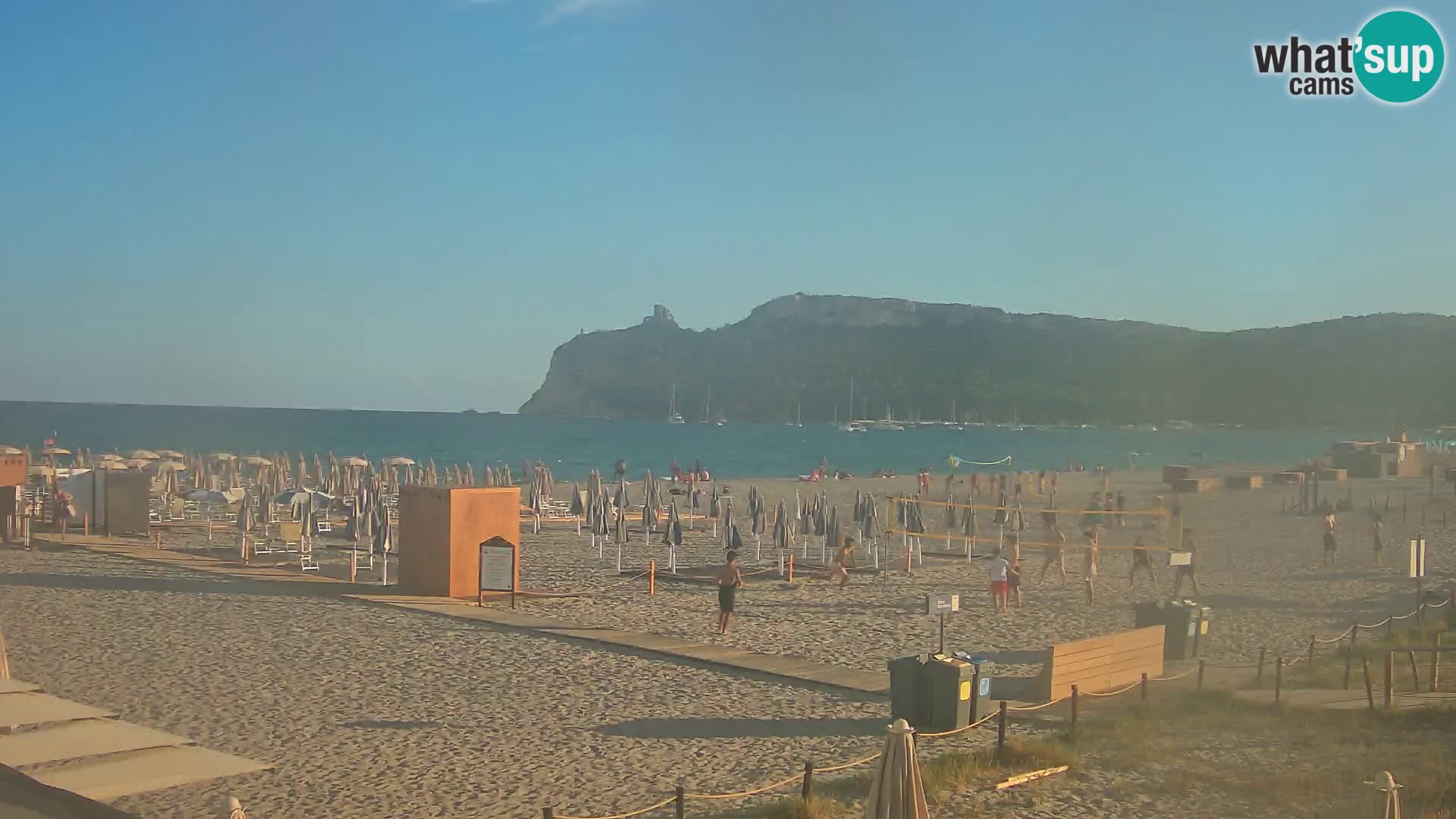Poetto beach webcam | Cagliari | Sardinija