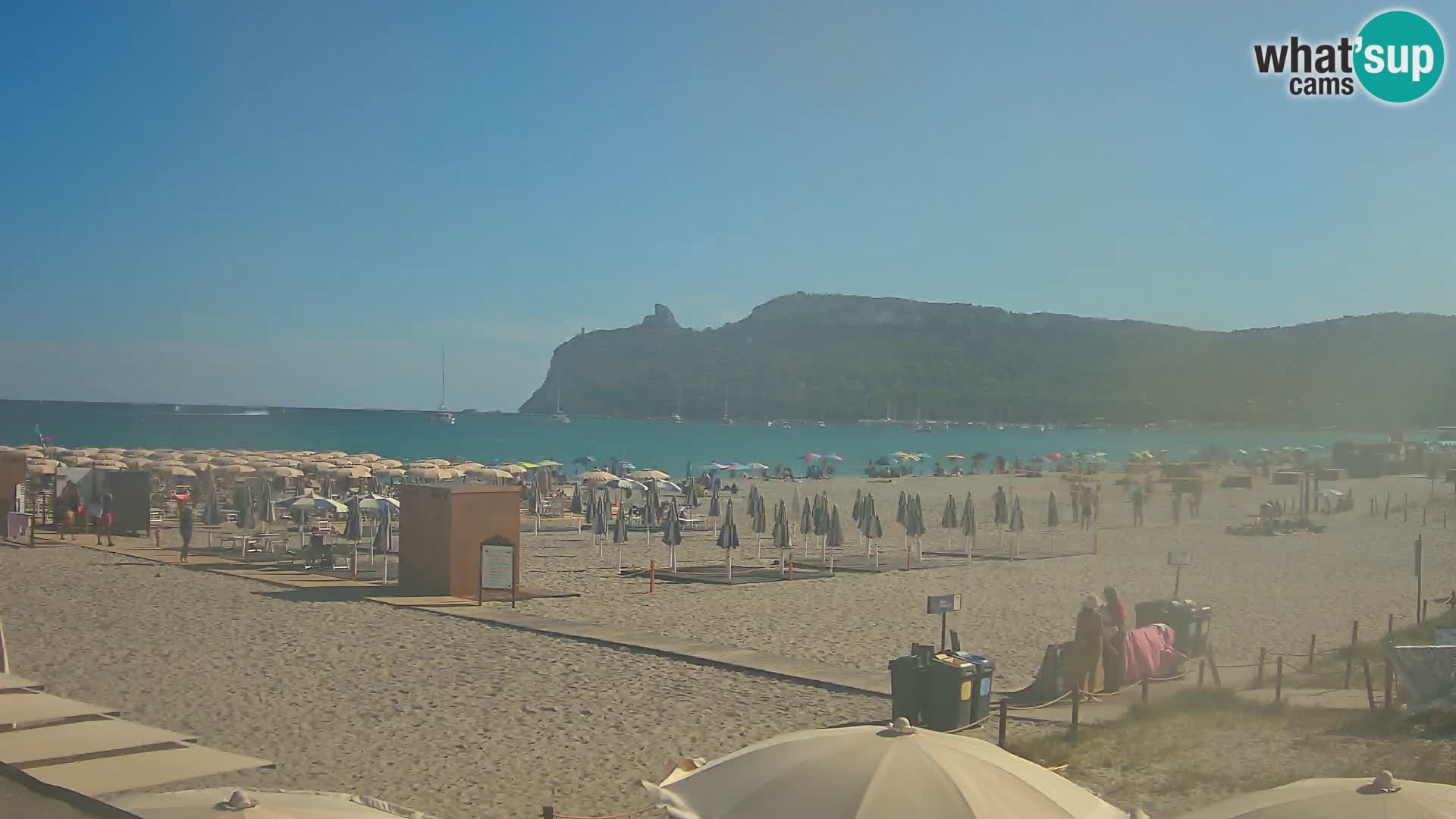 Poetto beach webcam | Cagliari | Sardinia
