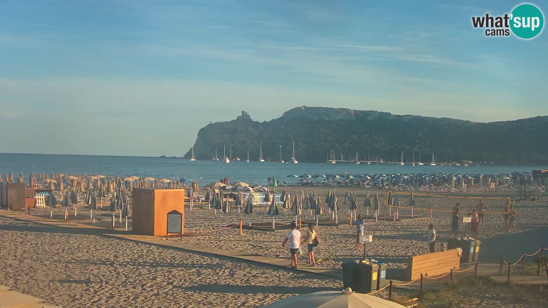 Poetto beach webcam | Cagliari | Sardinija