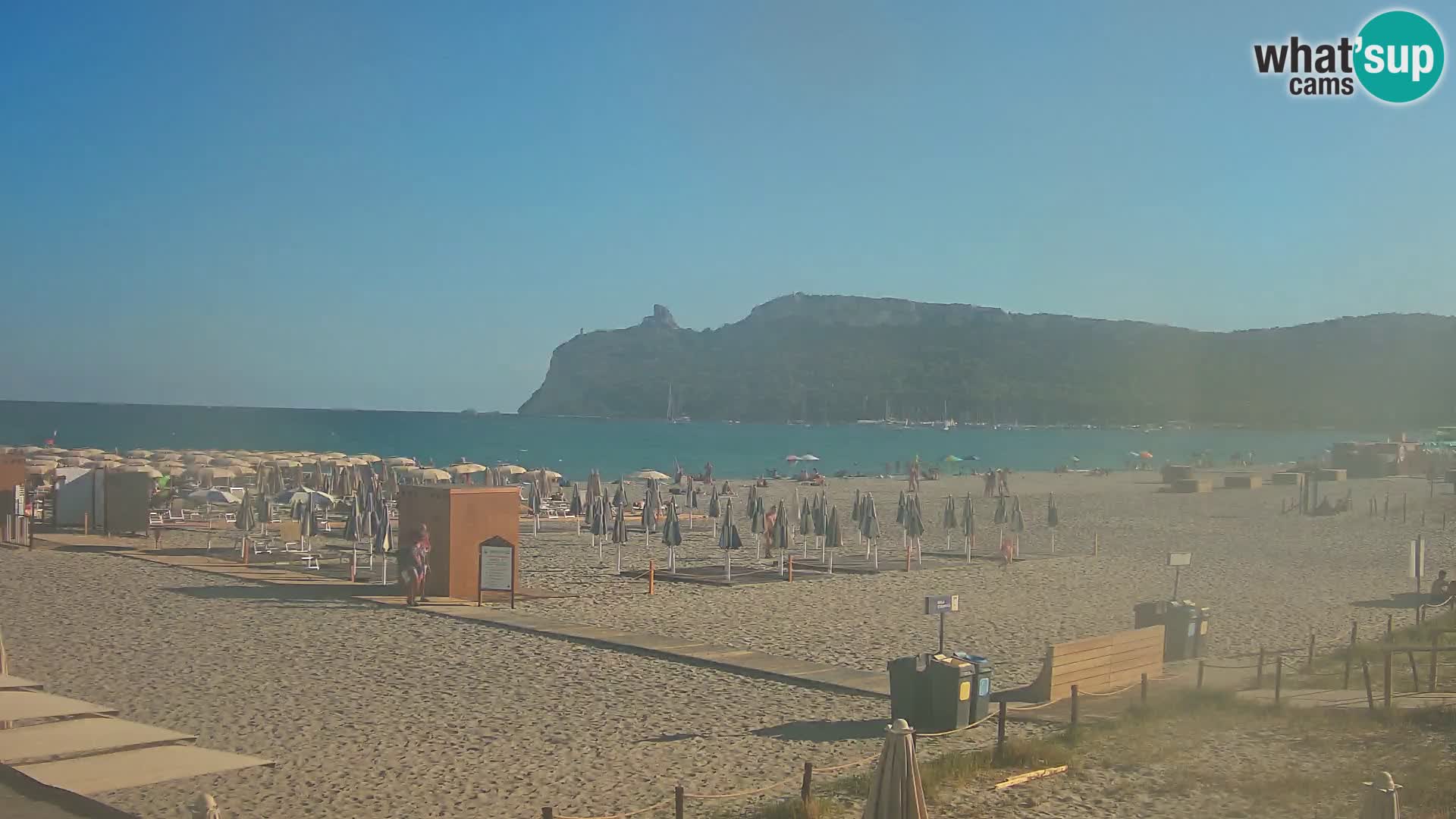 Poetto beach webcam | Cagliari | Sardinija