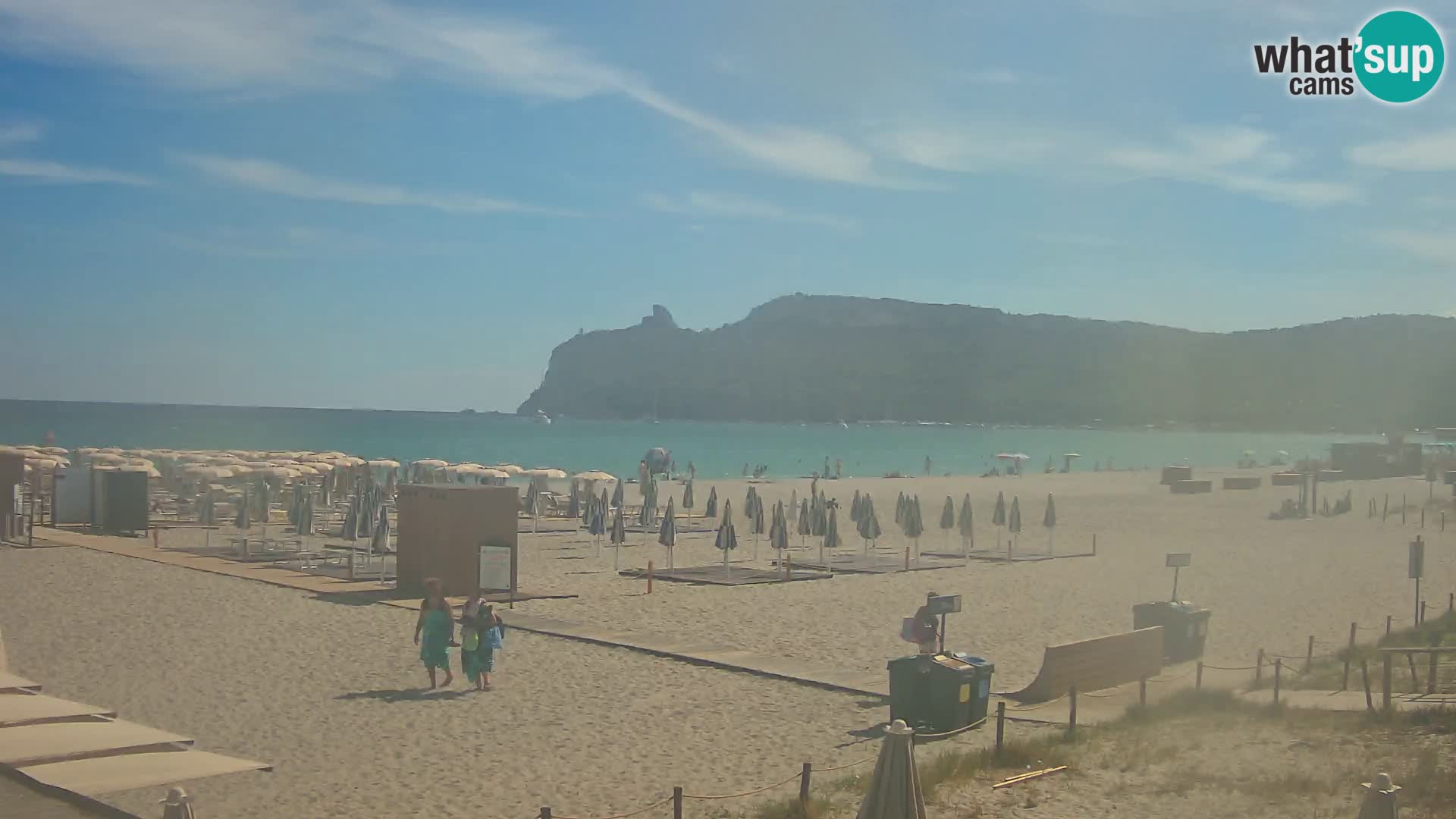 Poetto beach webcam | Cagliari | Sardinija