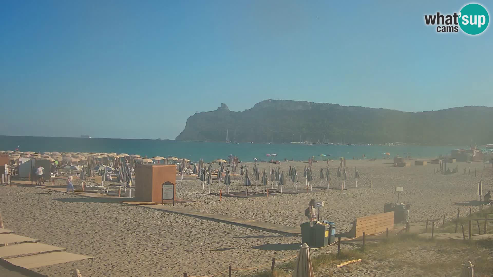 Poetto beach webcam | Cagliari | Sardinija