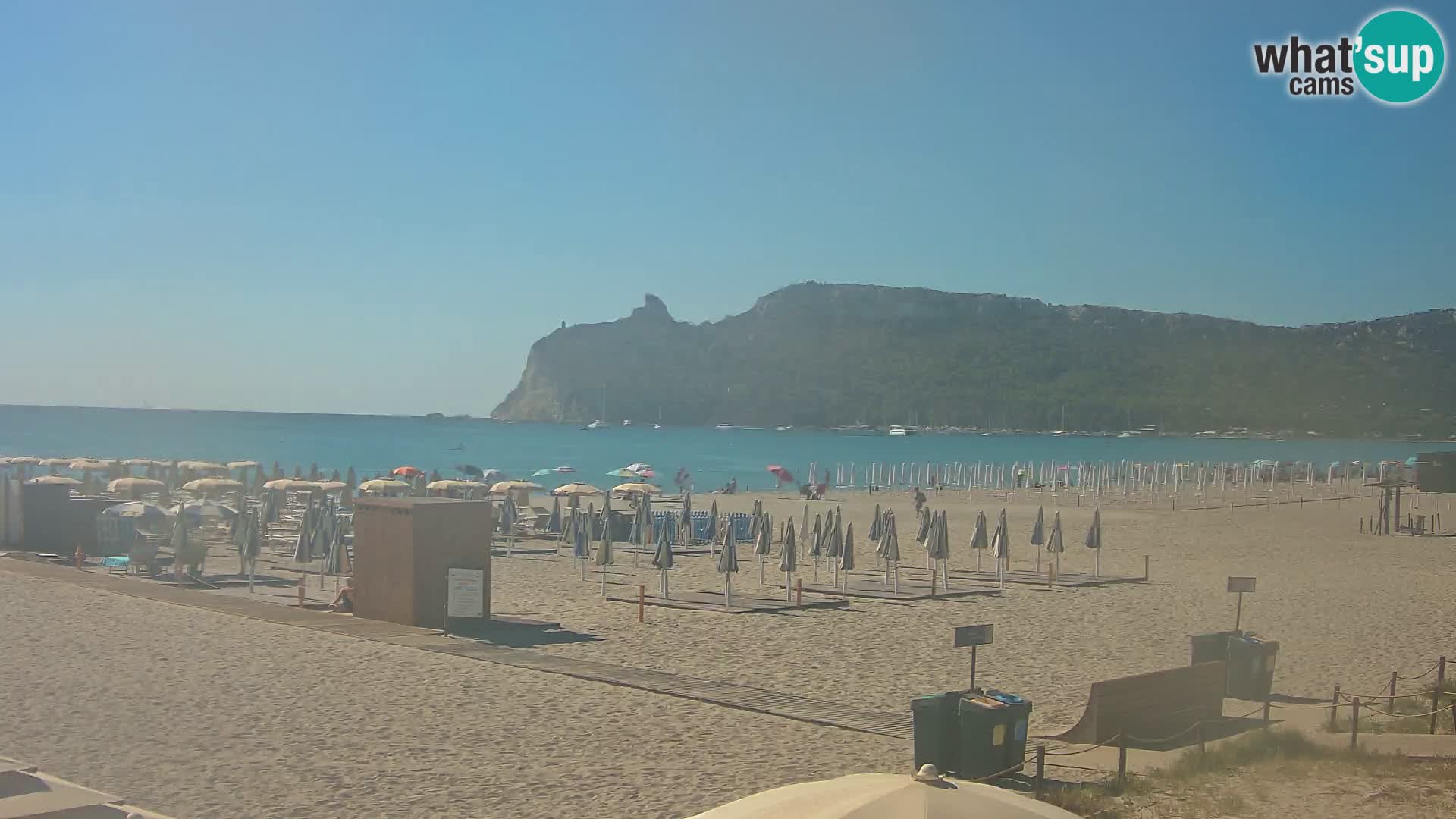 Poetto beach webcam | Cagliari | Sardinija