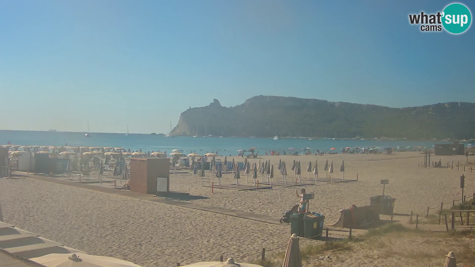Poetto beach webcam | Cagliari | Sardinia