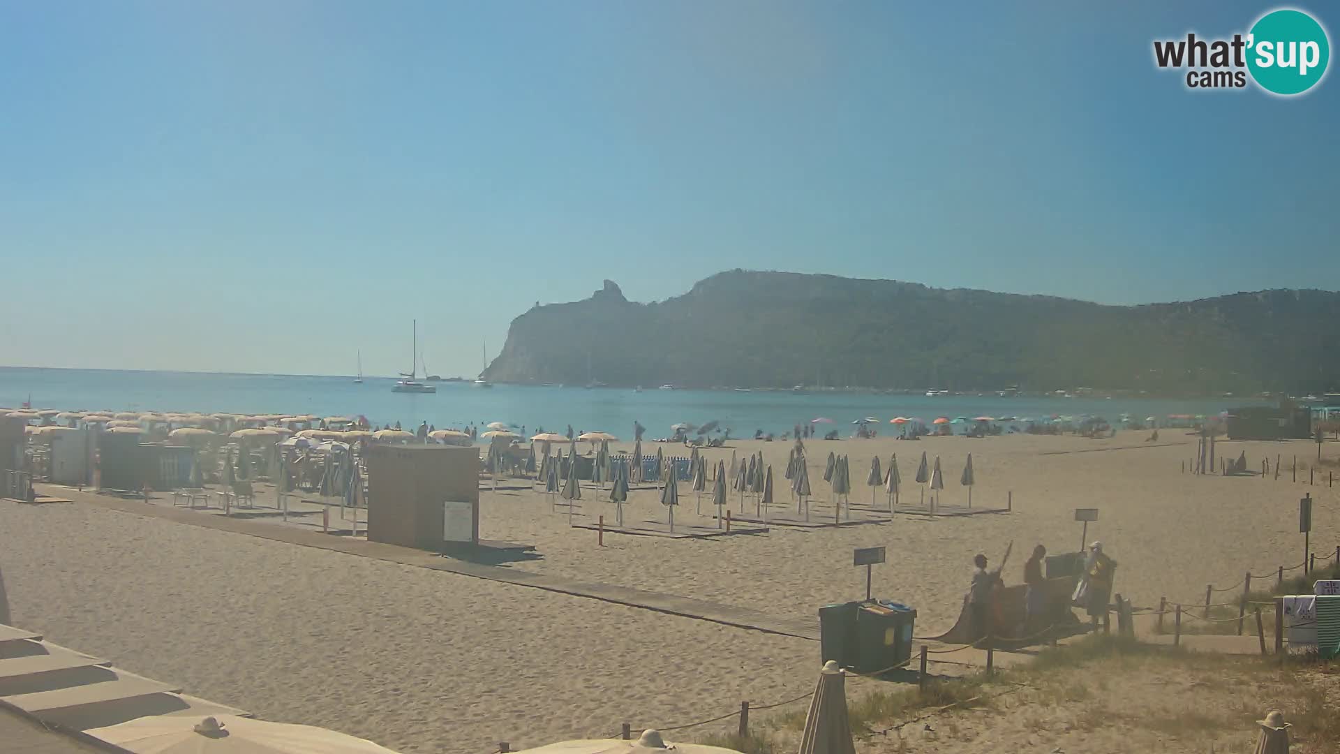 Webcam plage de Poetto | Cagliari | Sardaigne