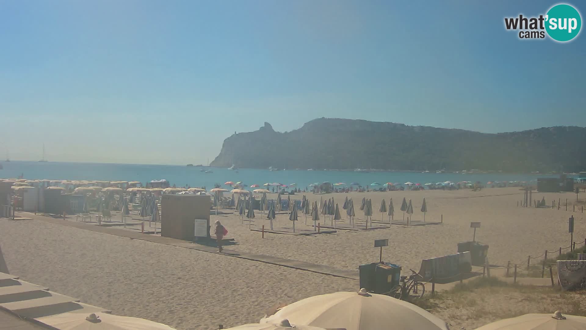 Webcam spiaggia del Poetto | Cagliari | Sardegna